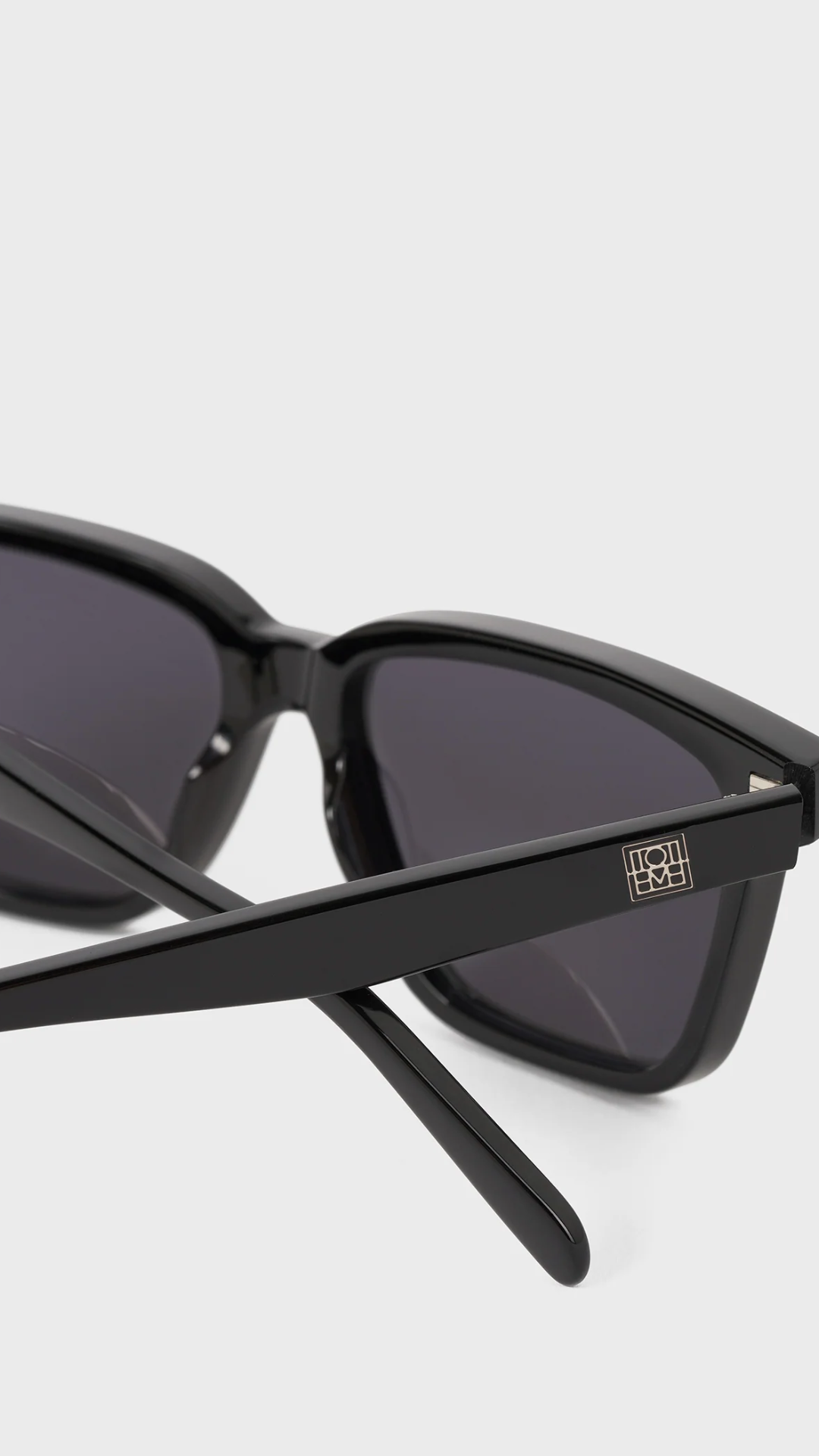 Toteme Square Sunglasses in Black