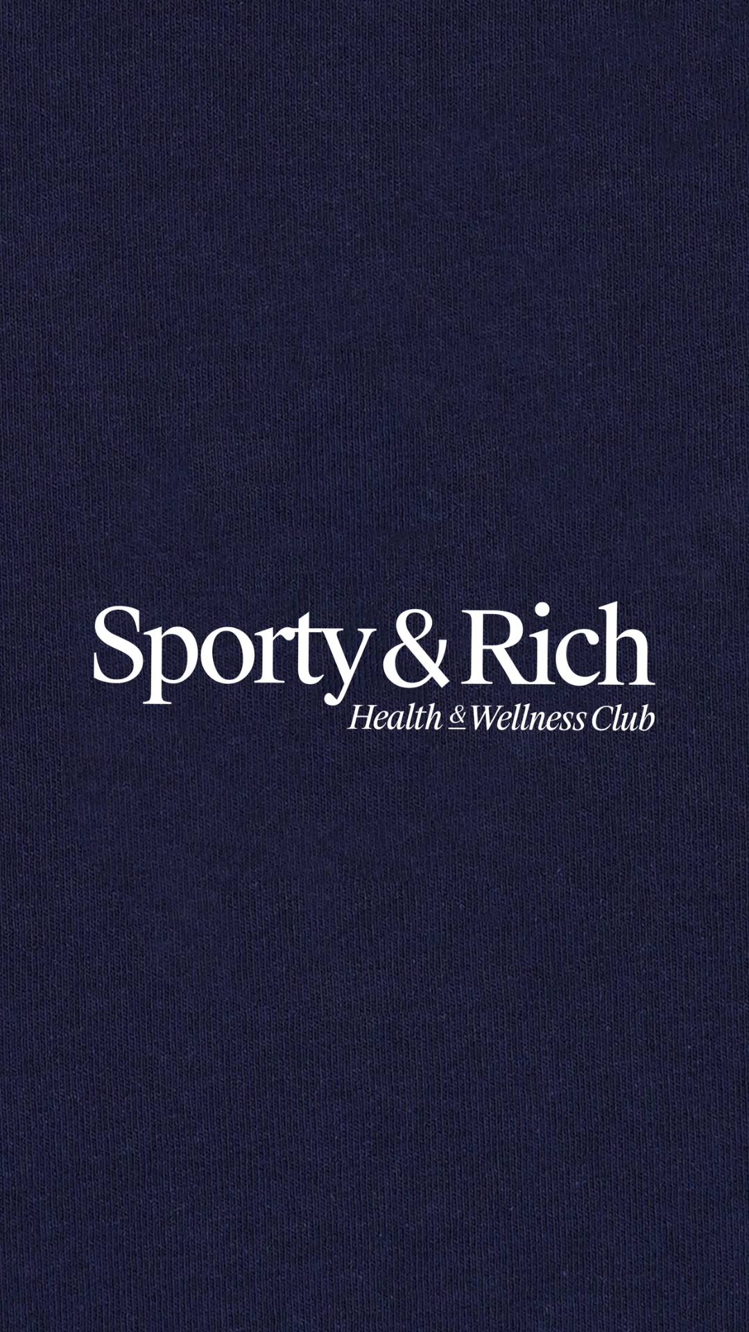 Sporty & Rich Modern Hoodie in Dark Navy