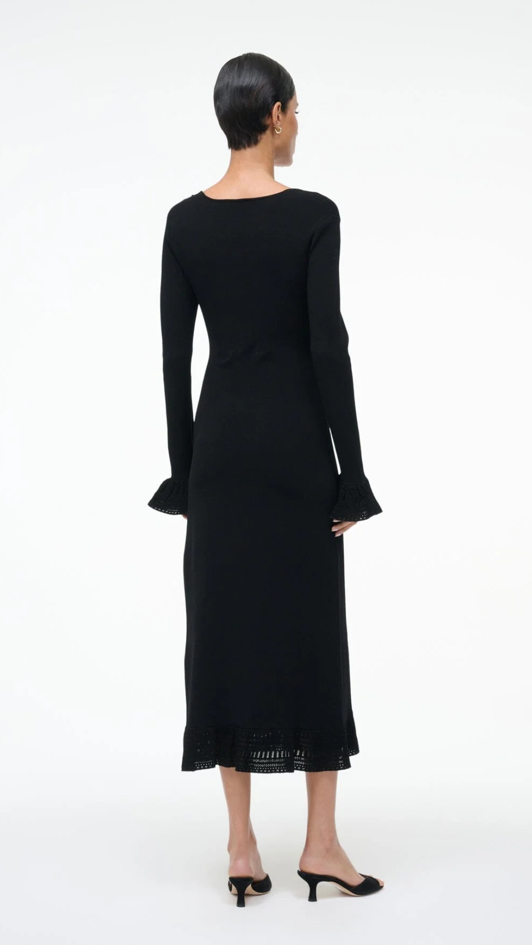 Staud Shelley Dress in Black