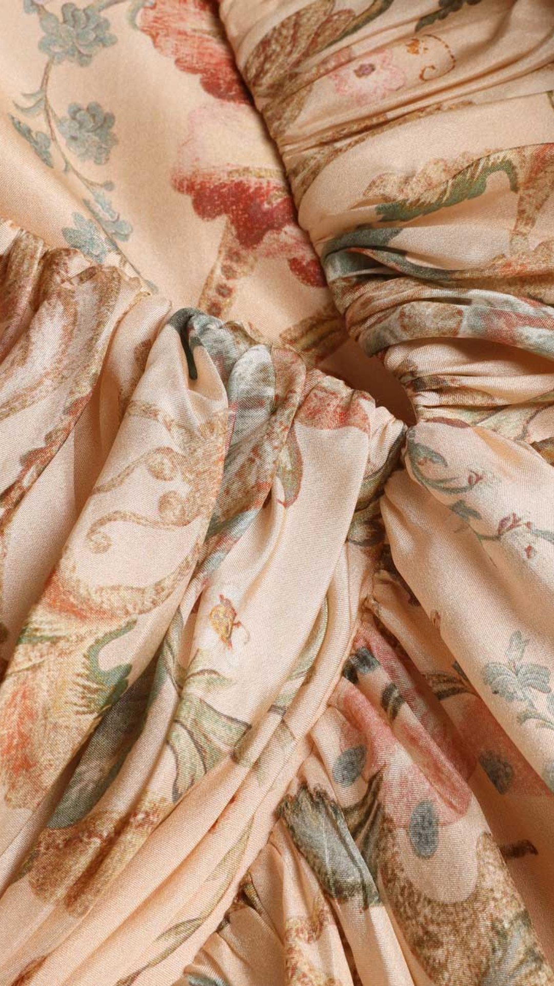 Zimmermann Roselight Halter Maxi Dress Pink Tapestry Floral