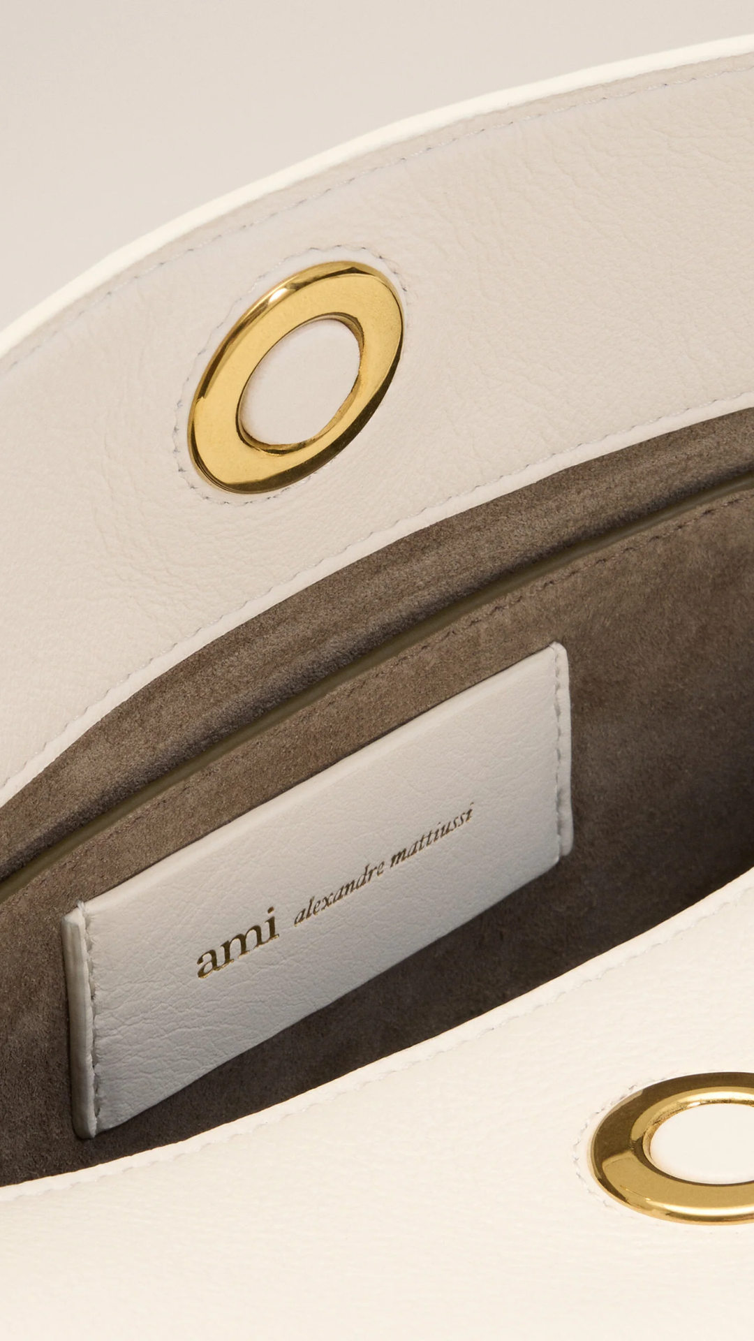 Ami Carrousel Bag in Blanc Creme