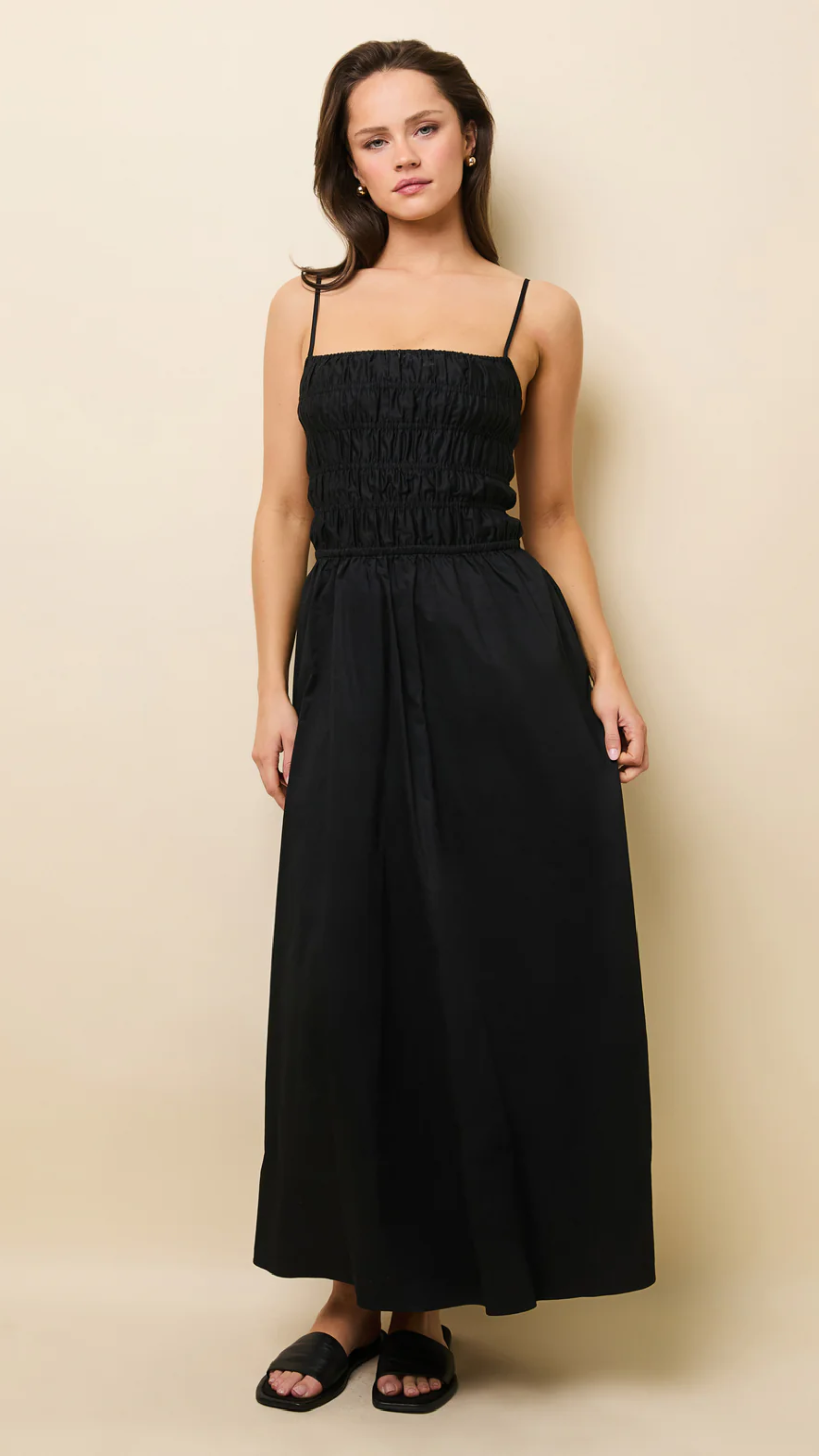 Solid & Striped The Delta Dress in Black