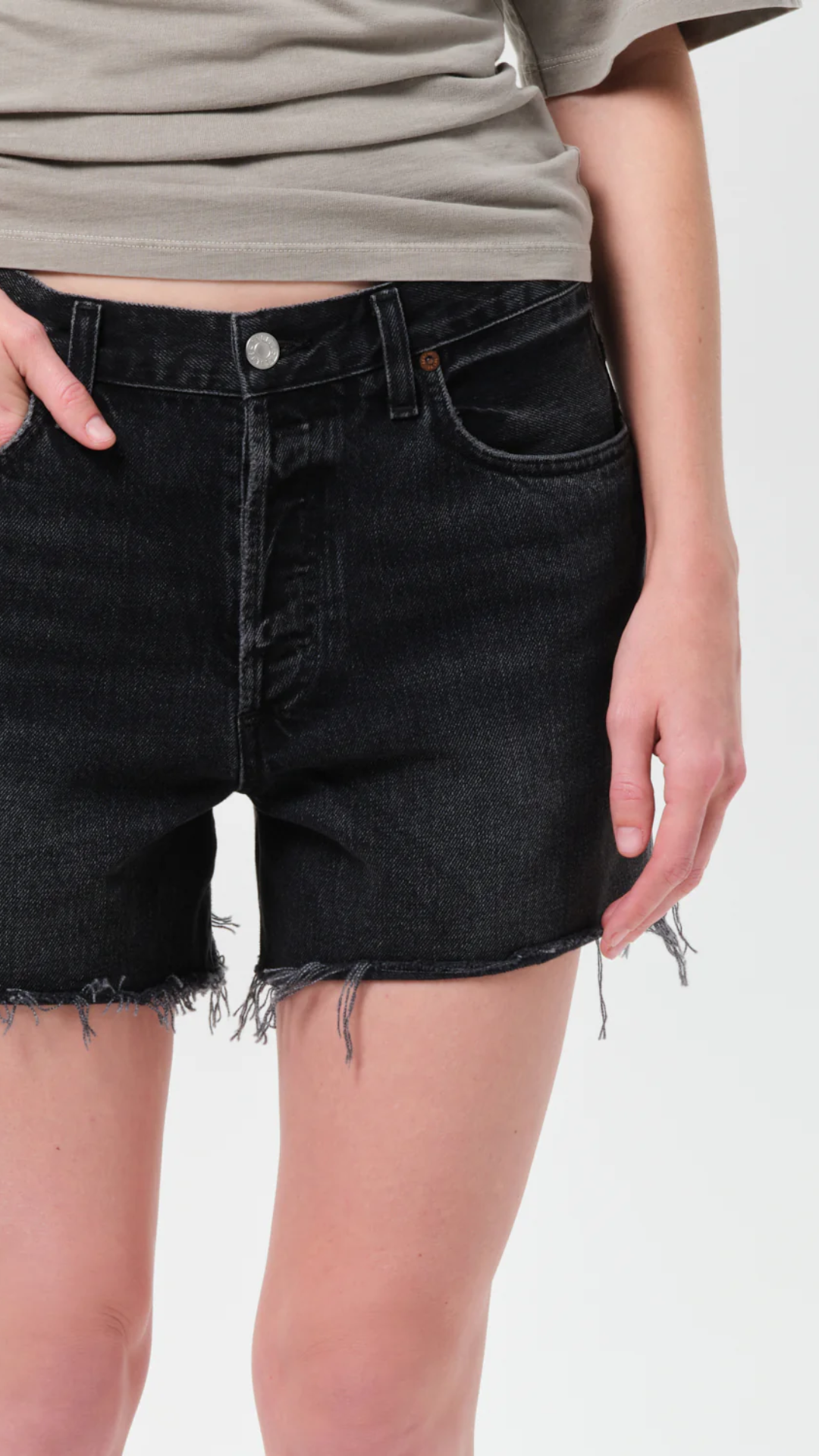 AGOLDE NYE Low Slung Vintage Short in Translation