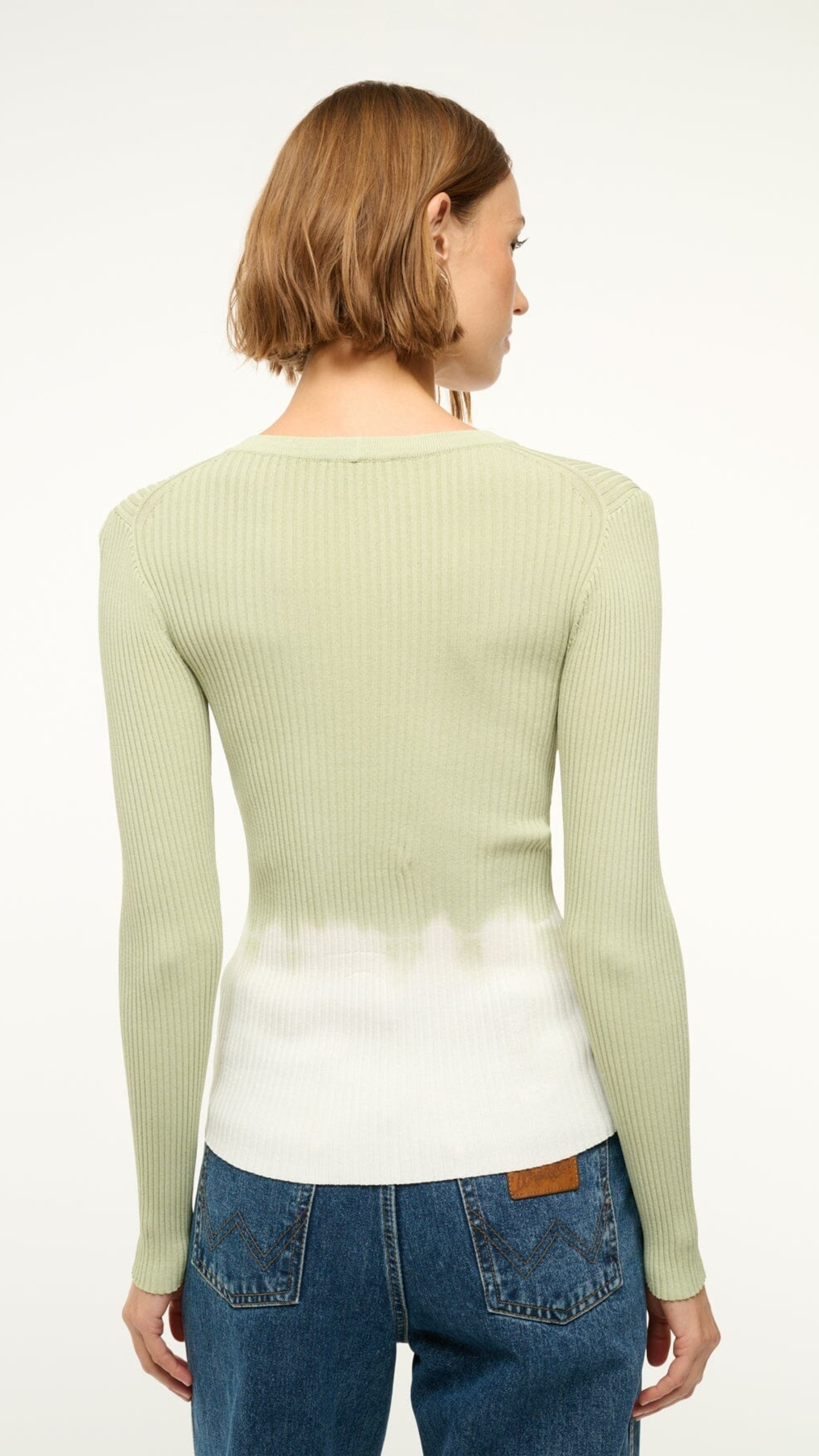 Staud Cargo Sweater in Pale Jade