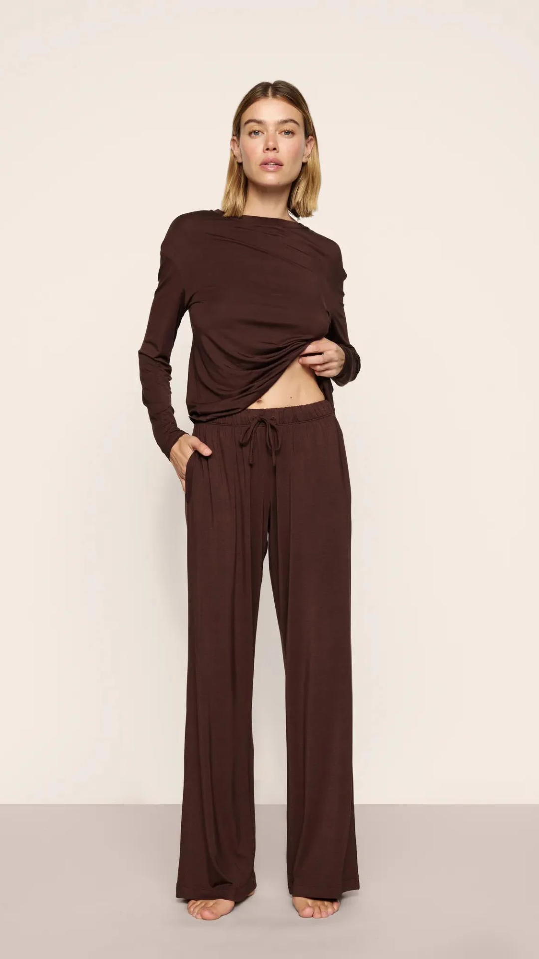 Eberjey Gisele Pant in Chocolate