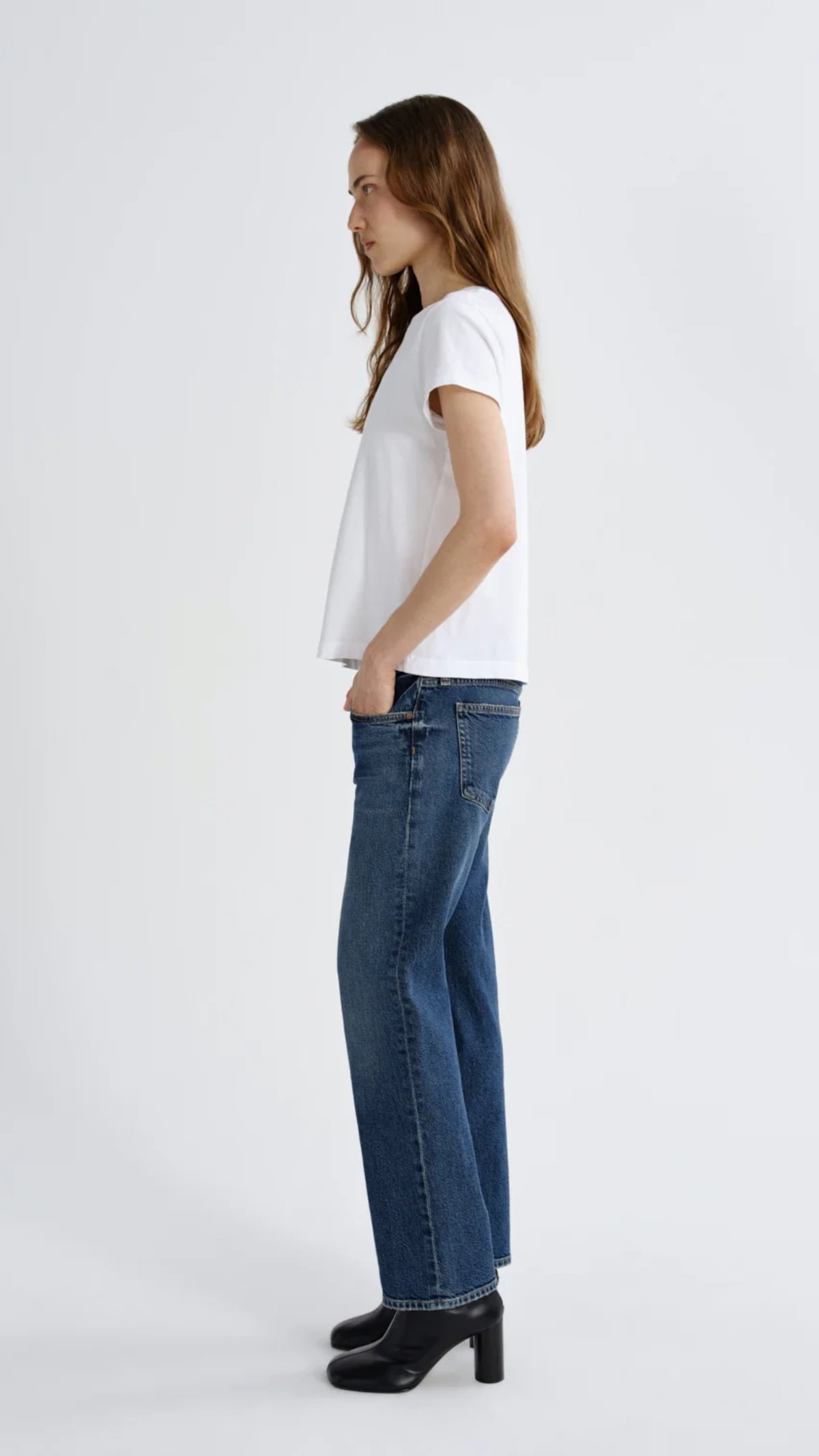 Agolde Stovepipe 29" Jean in Slick