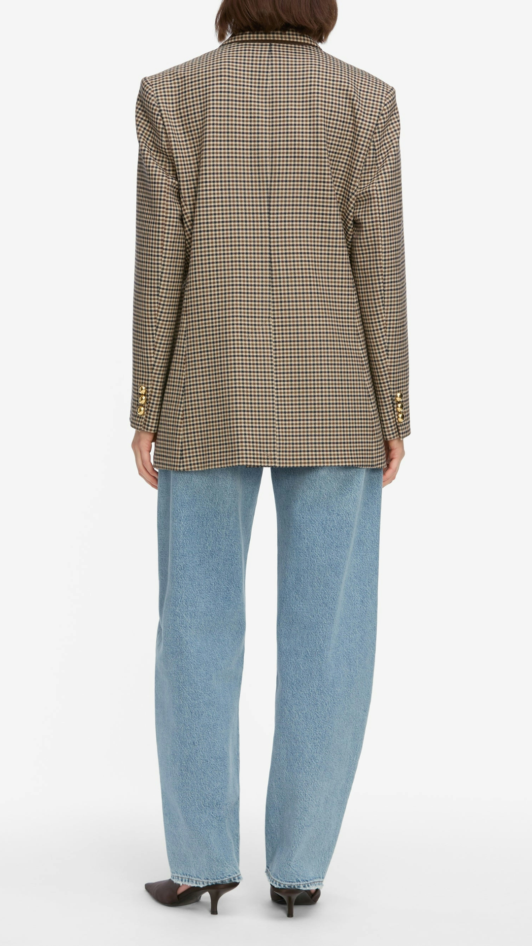 Frame Low Slung Barrel Jean in Dollhouse