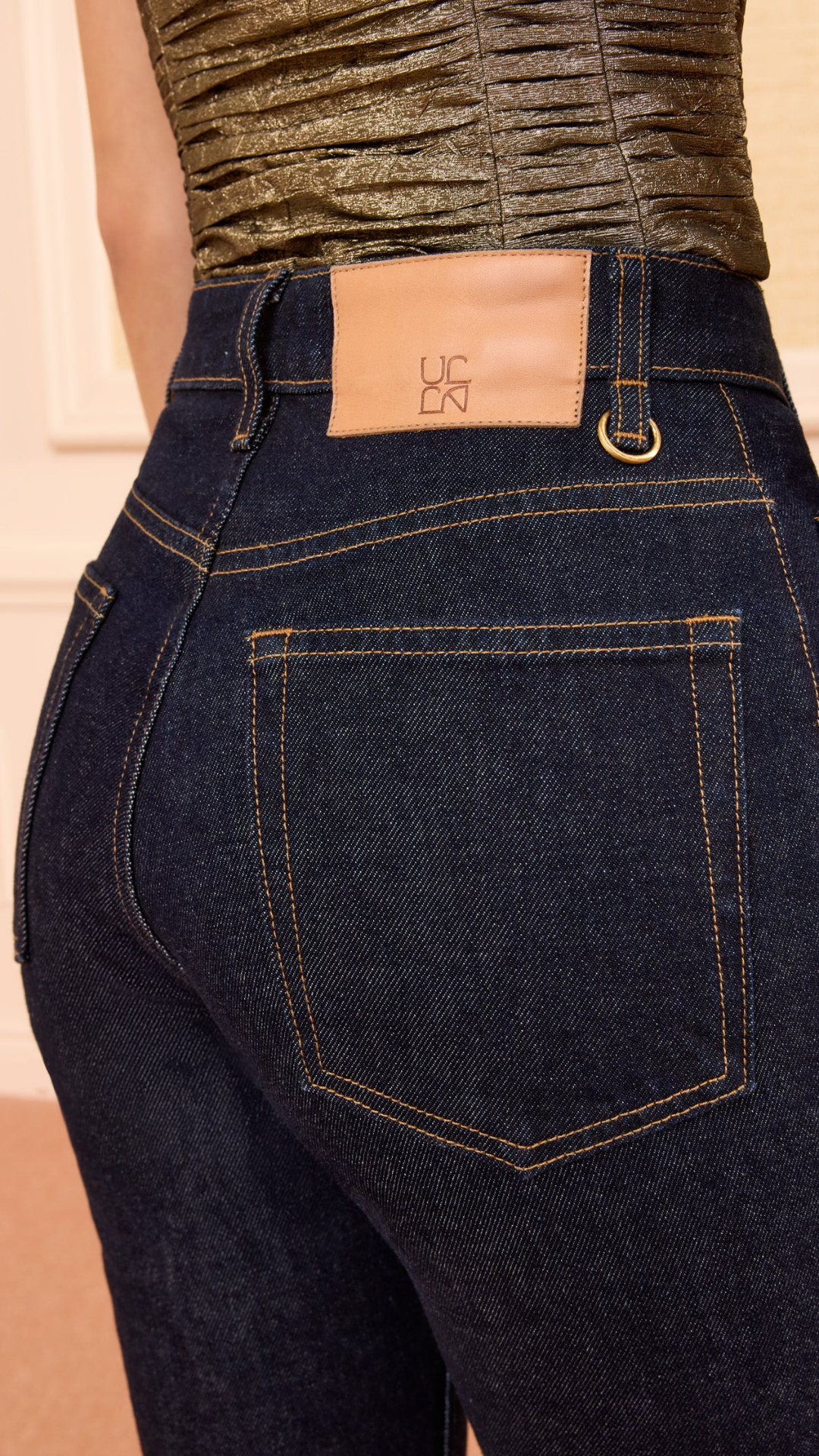 Ulla Johnson The Stretch Lou Kick Flare Jean in Tigris