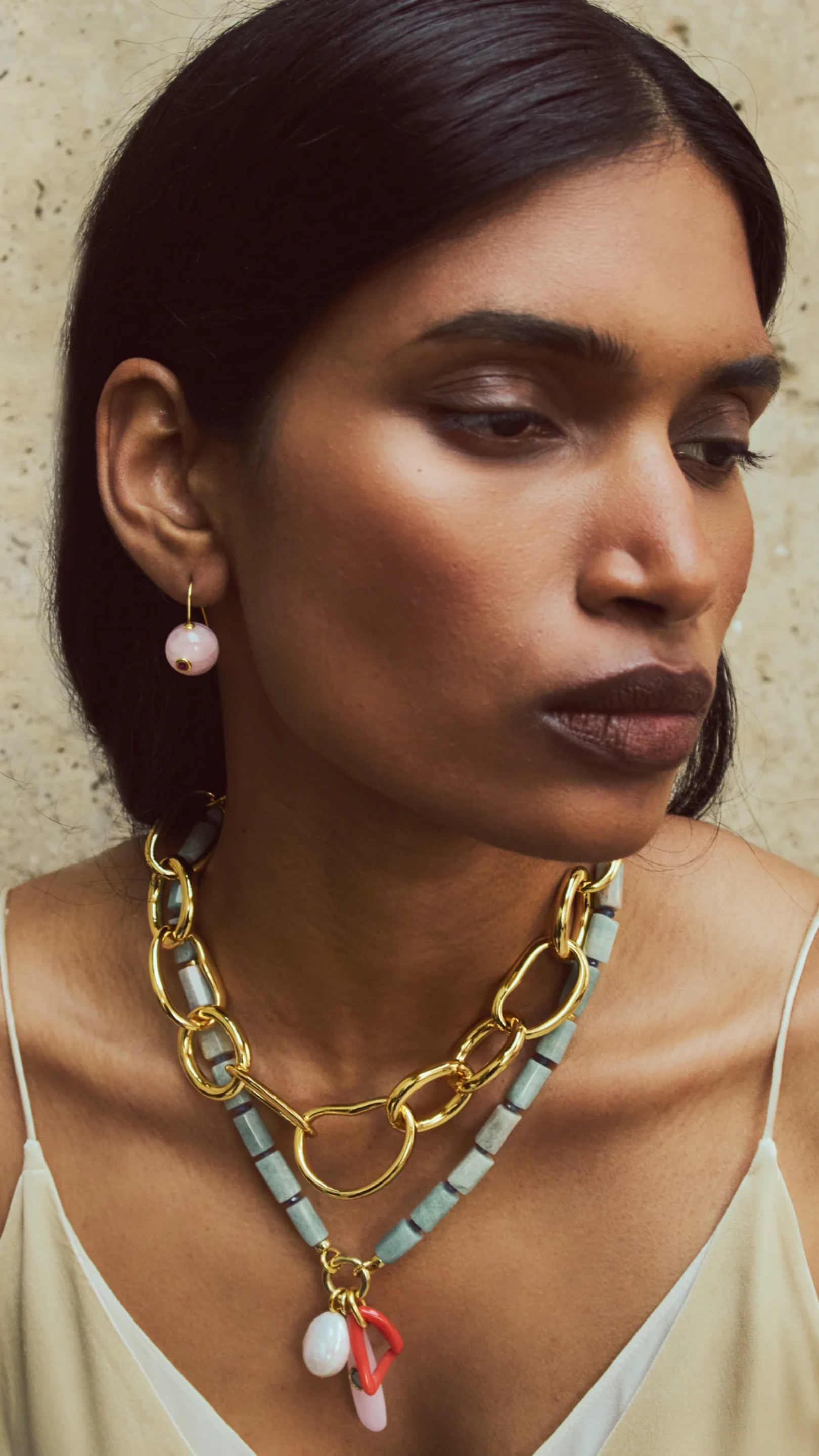 Lizzie Fortunato Porto Chain in Gold