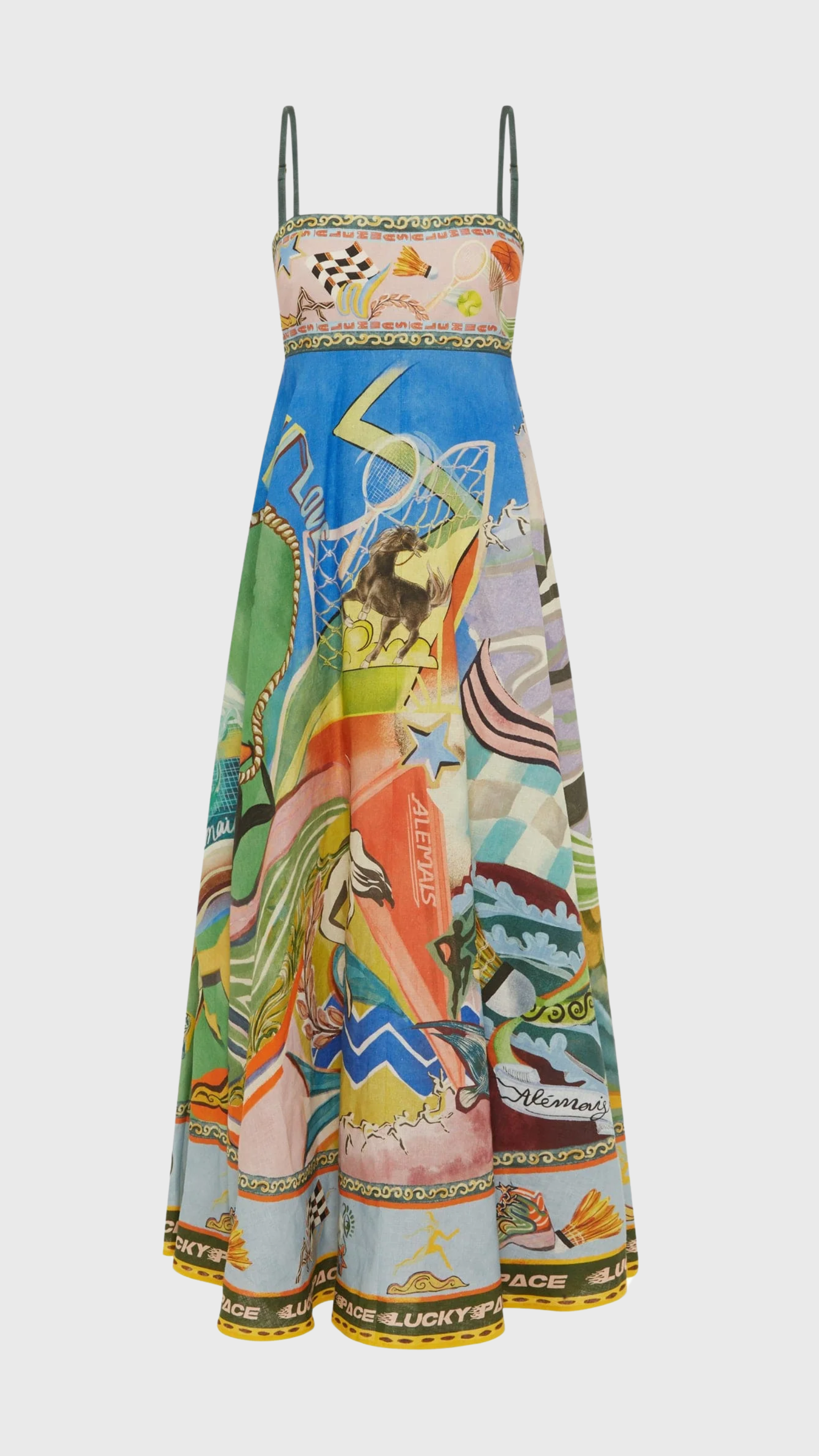 Alemais Lucky Pace Sundress in Multi