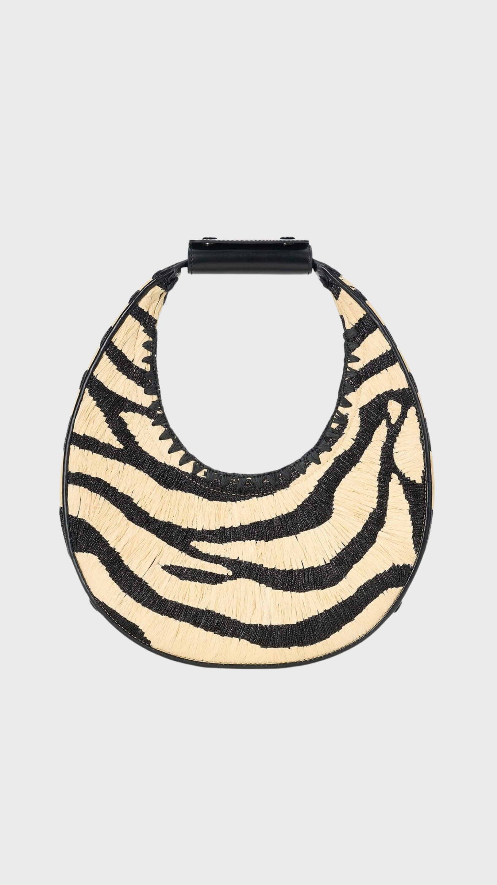 Staud Moon Tote Bag in Zebra