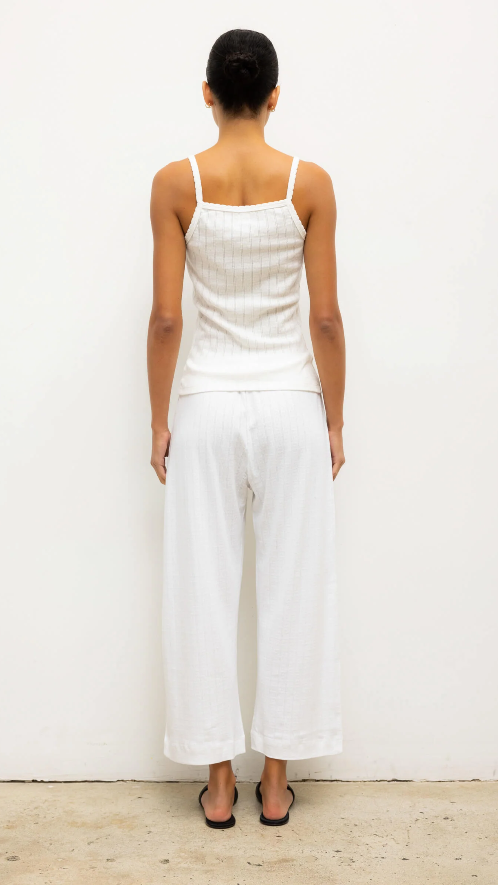 LESET Pointelle Classic Tank Top