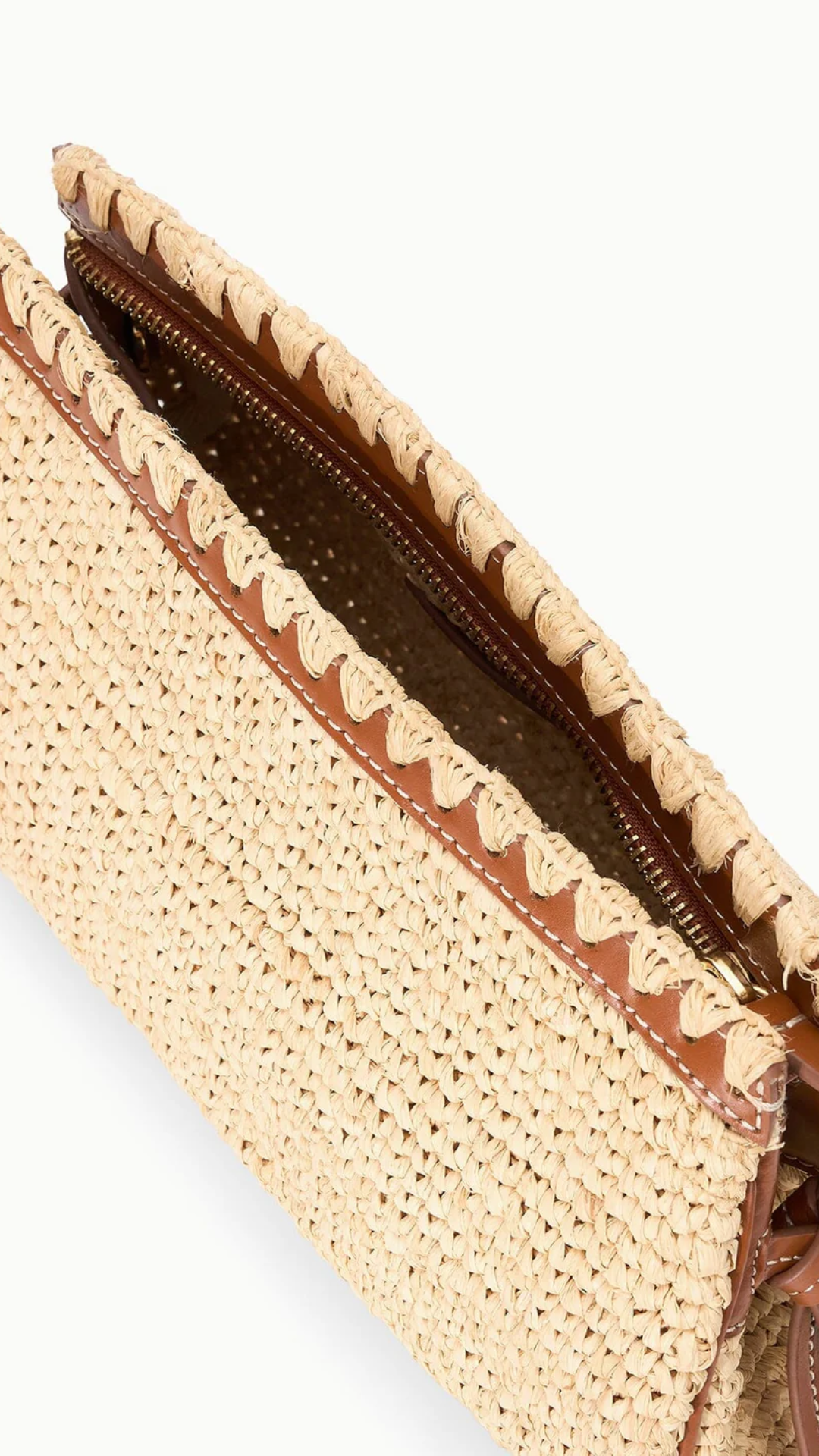Staud Maude Clutch in Natural