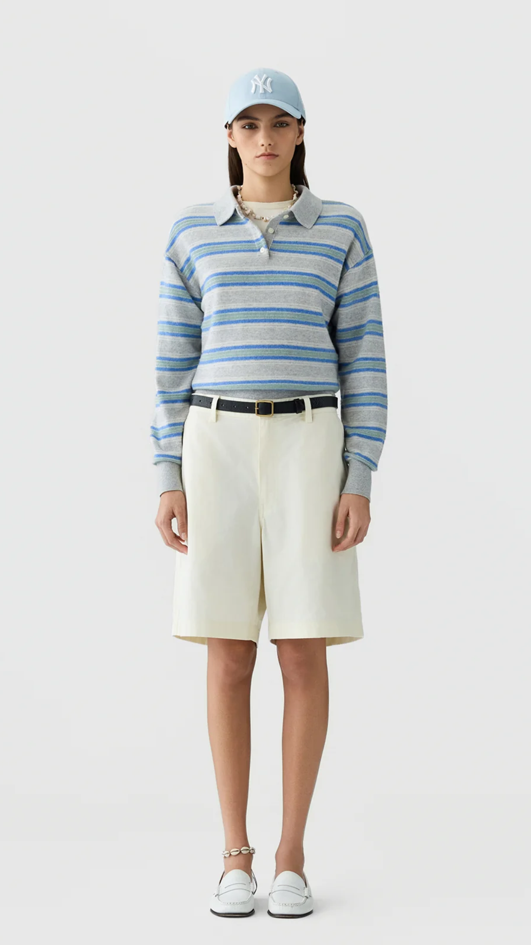 Guest In Residence Collegiate Stripe Polo