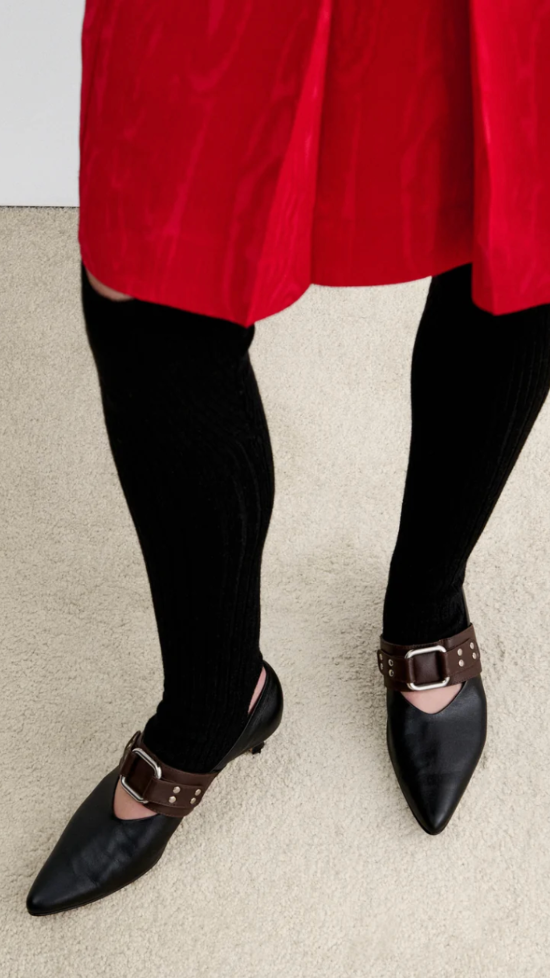 Rachel Comey Clemmie Pirate Heel in Black Mule