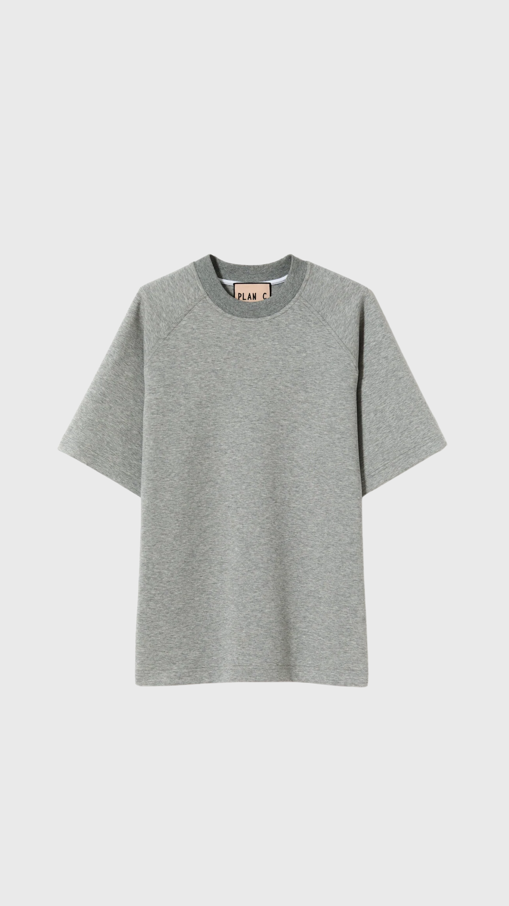 Plan C Short Sleeve Sweatshirt in Grey