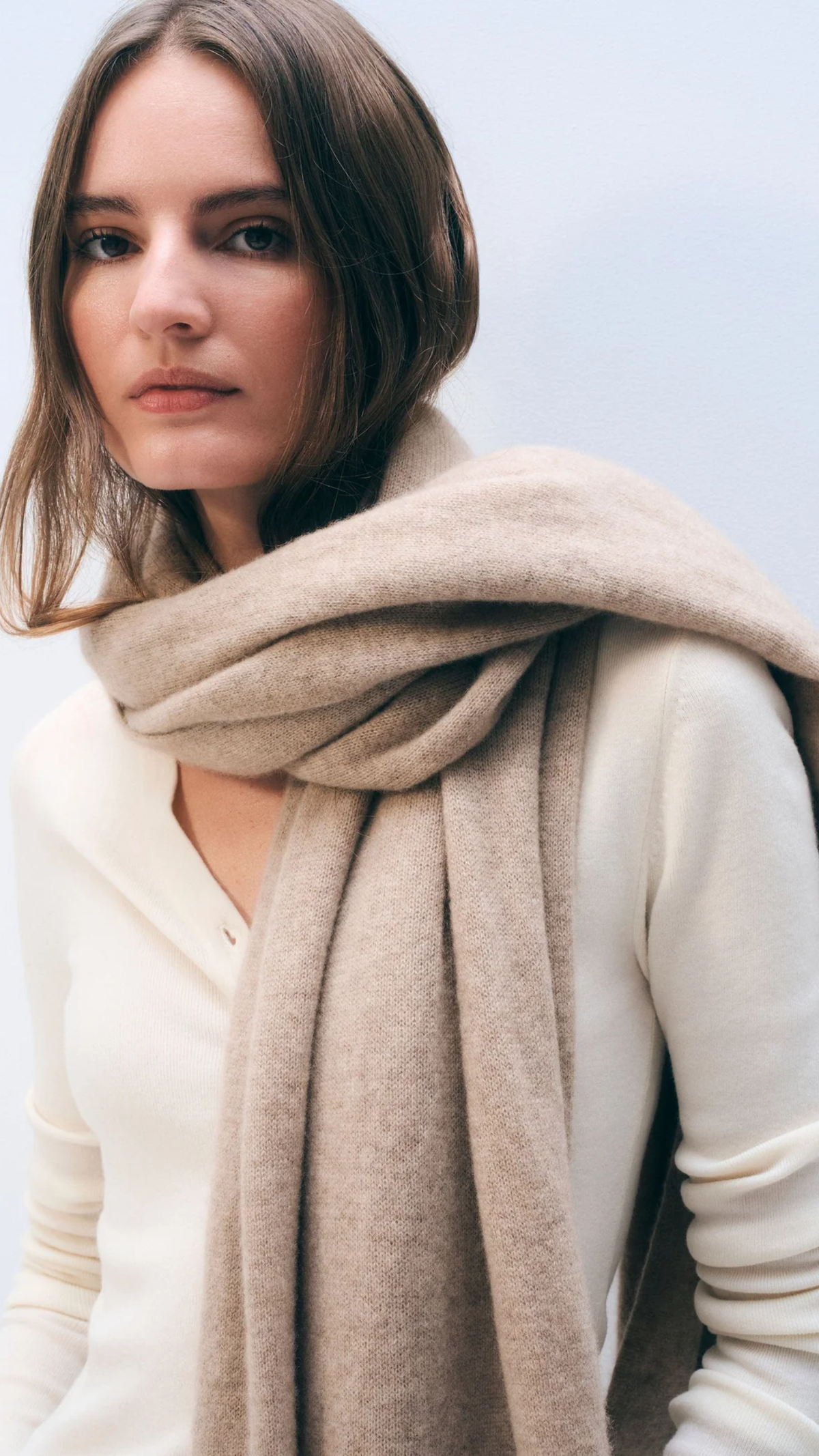 White + Warren Cashmere Travel Wrap