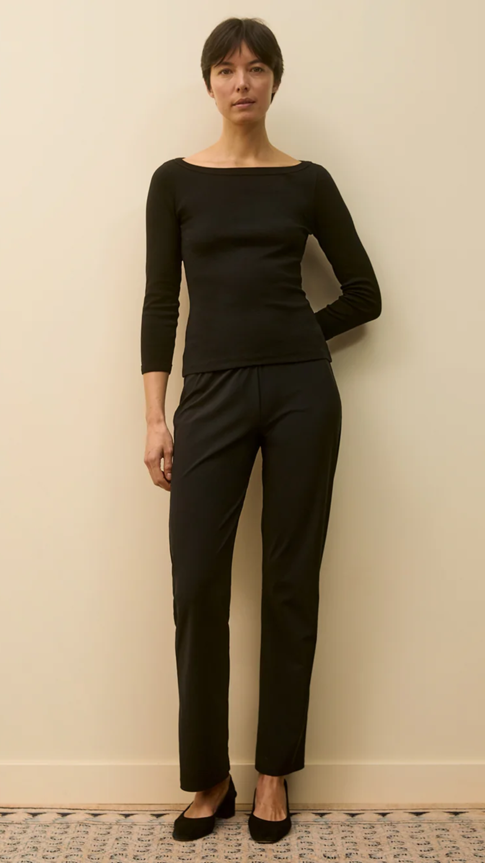 Flore Flore Steffi Tee in Black