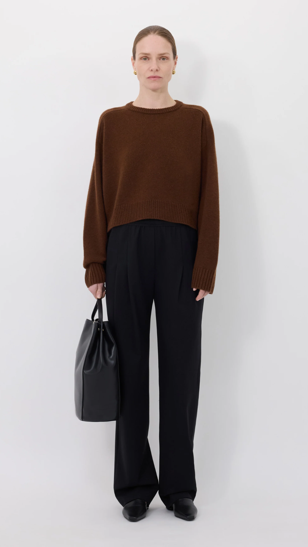 Loulou de Saison Bruzzi LDS Cropped Sweater