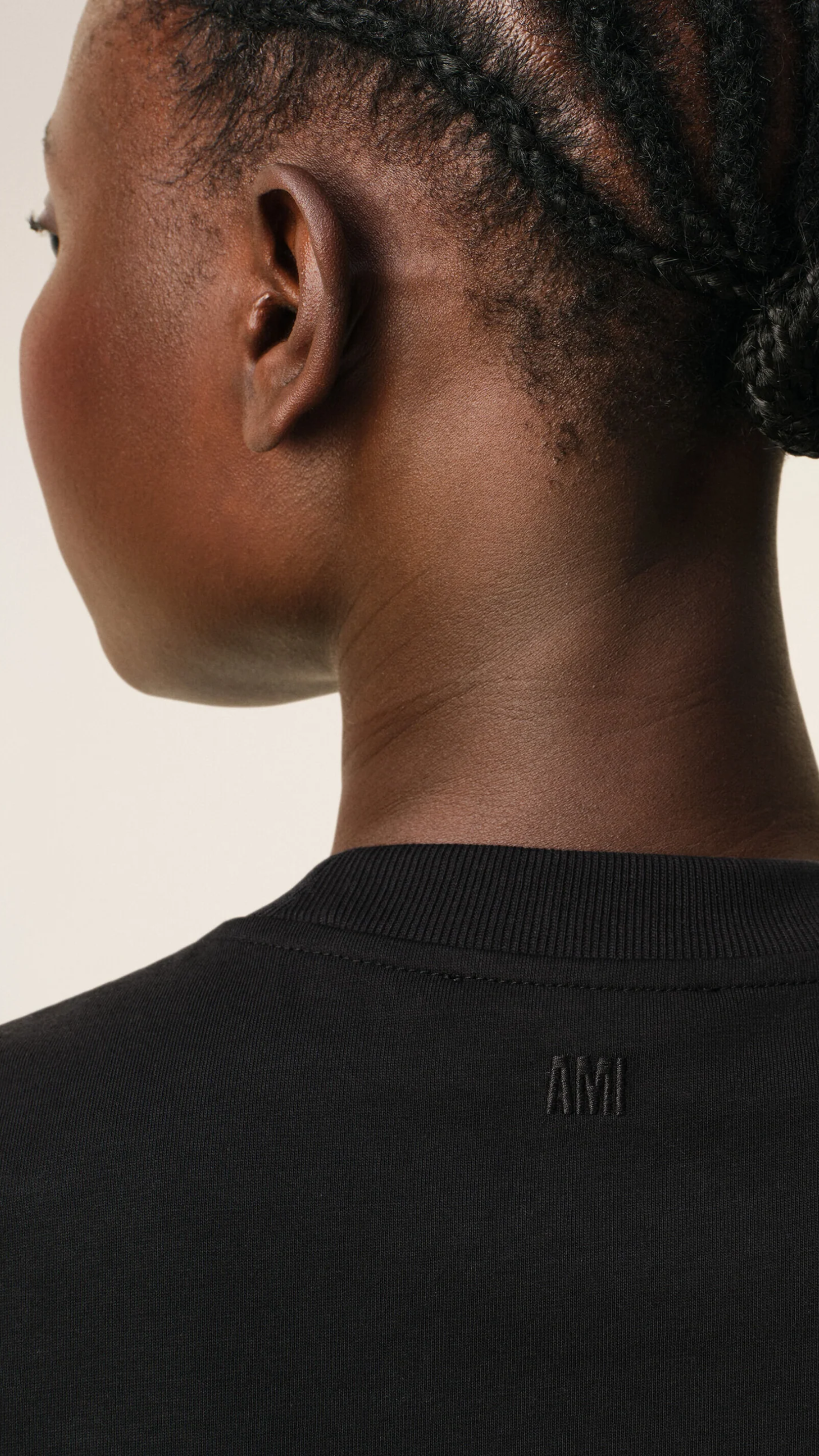 Ami Cotton Cropped Ami De Coeur T-Shirt