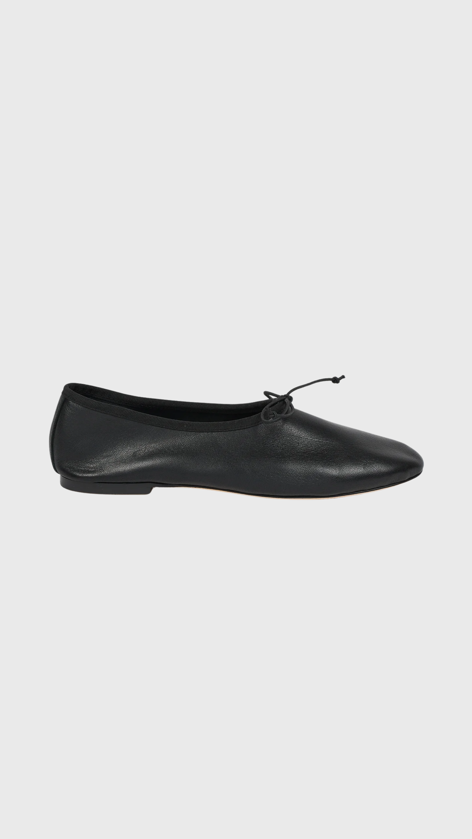Jamie Haller The High Vamp Ballet Flat in Black