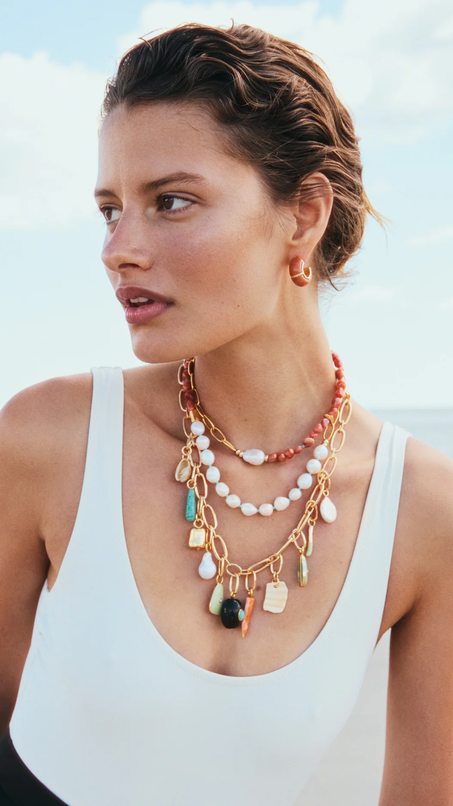 Lizzie Fortunato Porto Covo Necklace in Soleil