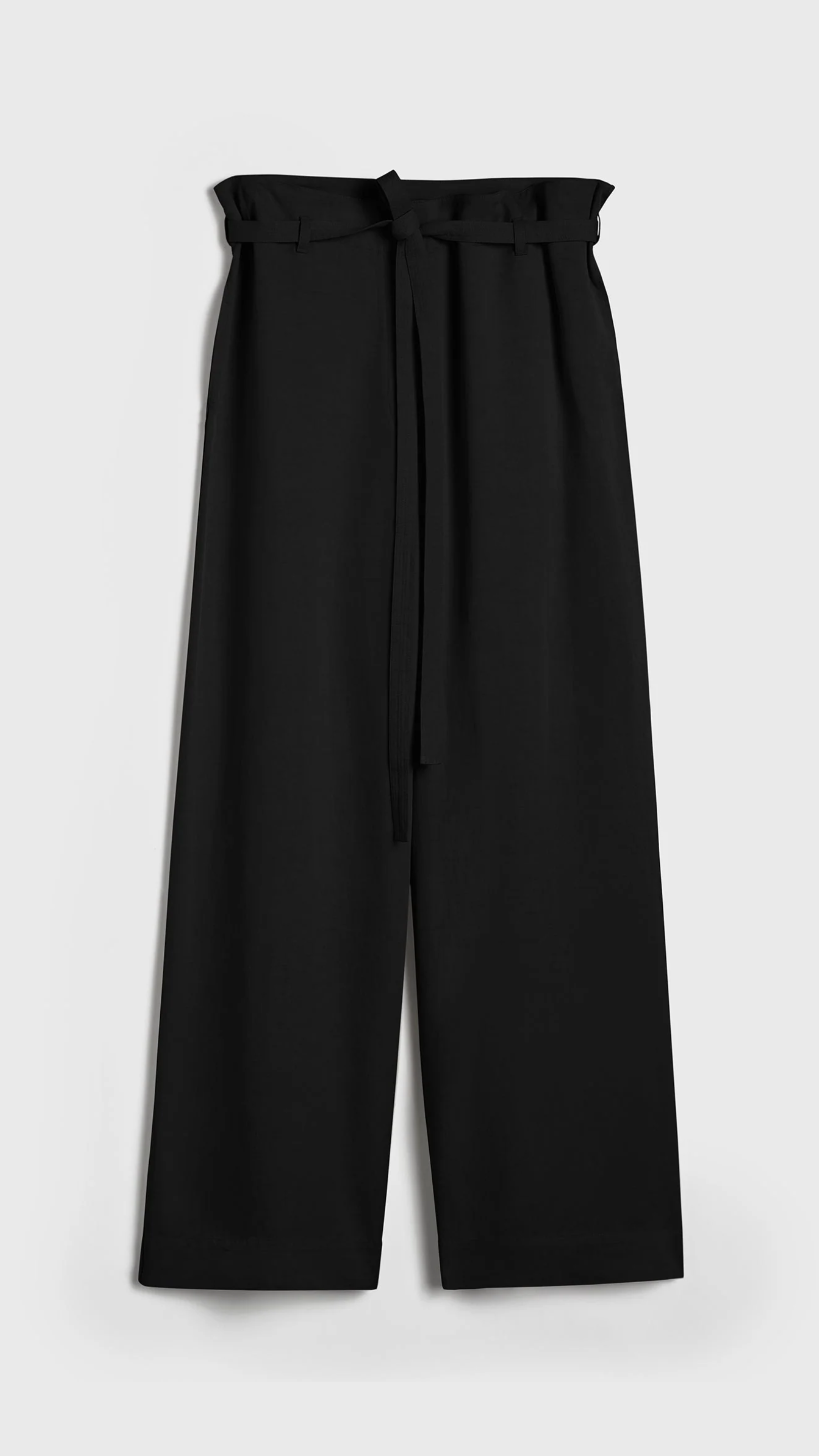 Toteme Fluid Tie-waist Trousers in Black