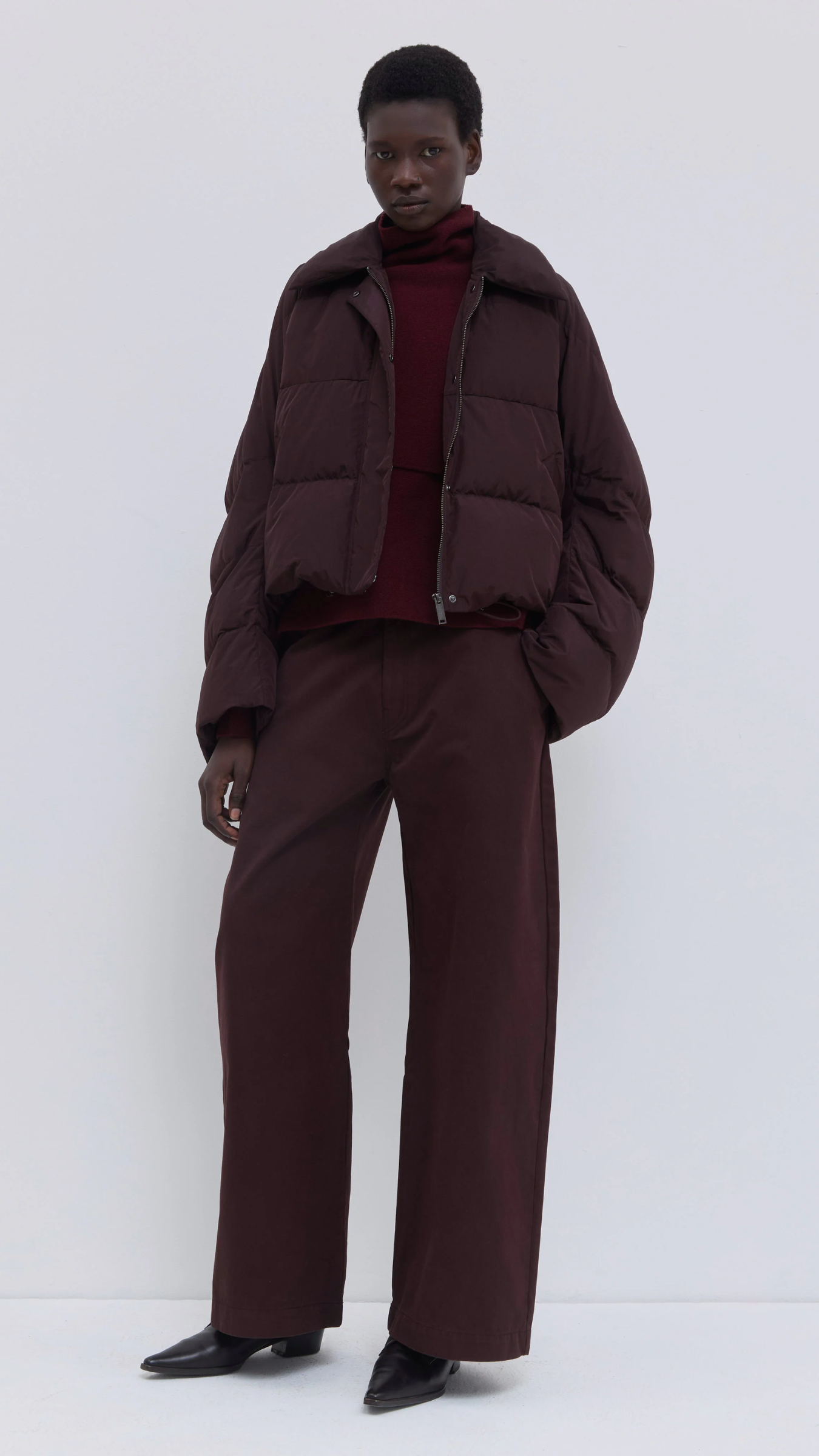 Christian Wijnants Jani Jacket in Plum