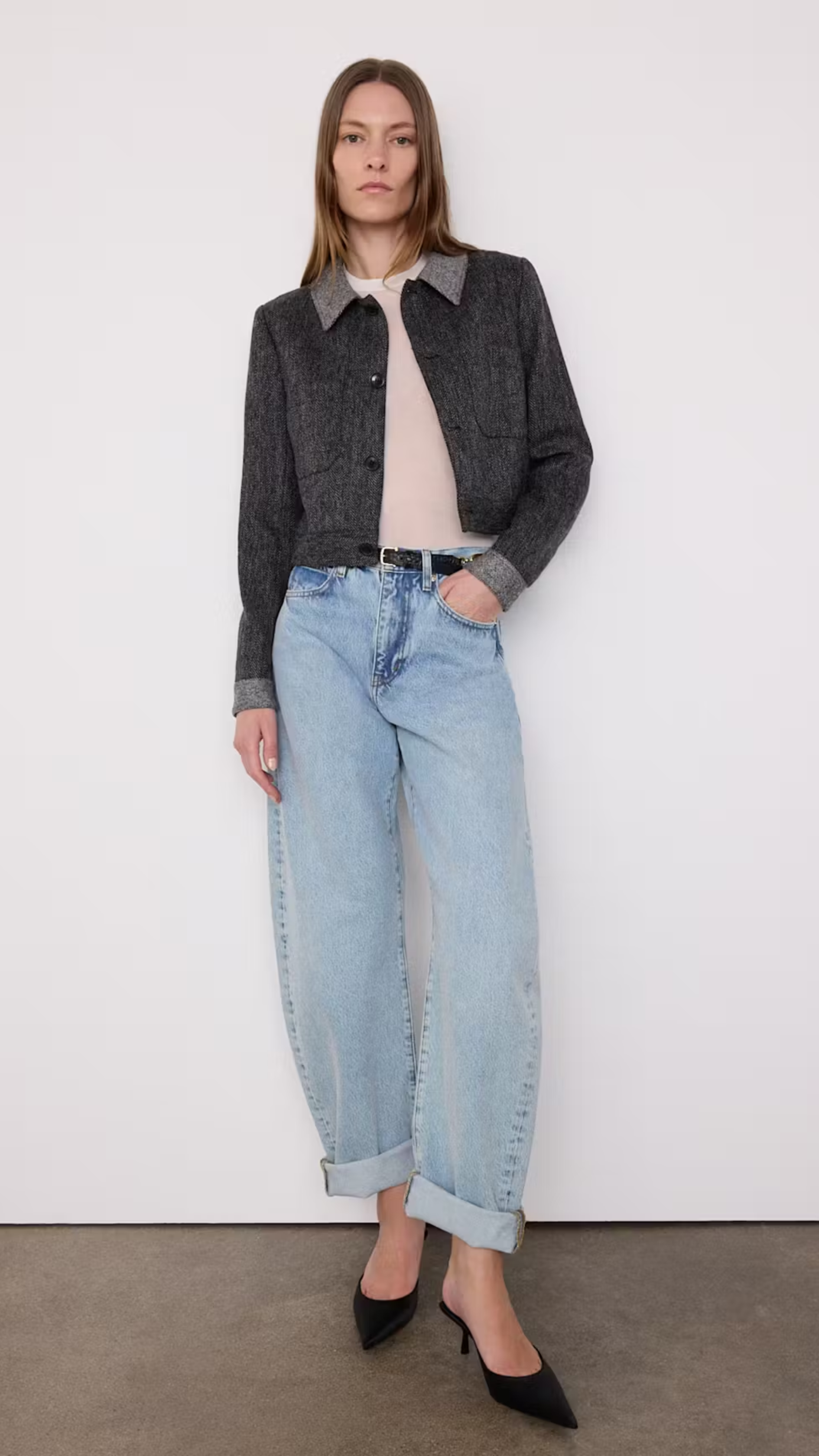 Frame The Bubble Jean in Outlaw