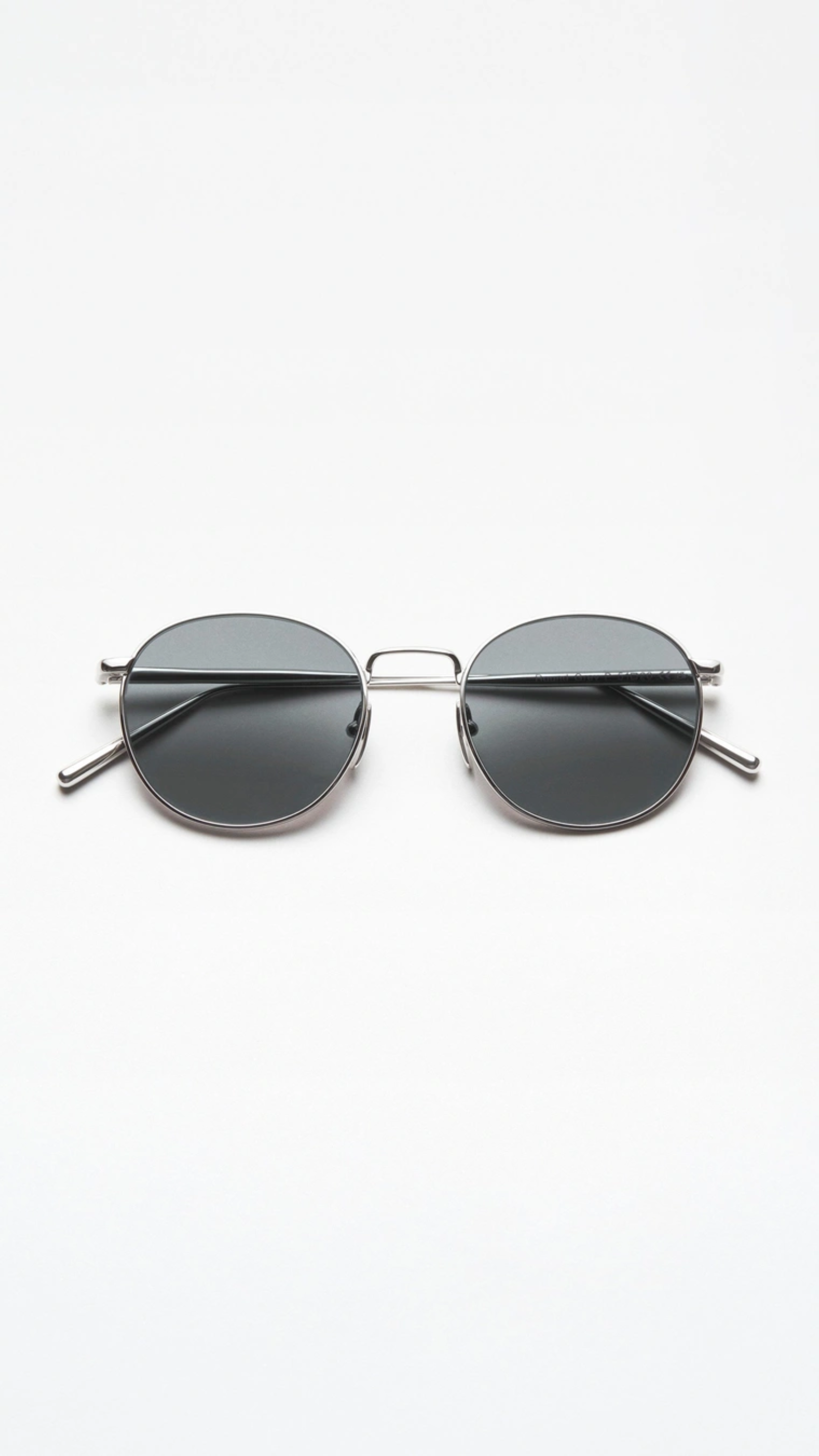 CHIMI Steel Round Sunglasses in Grey