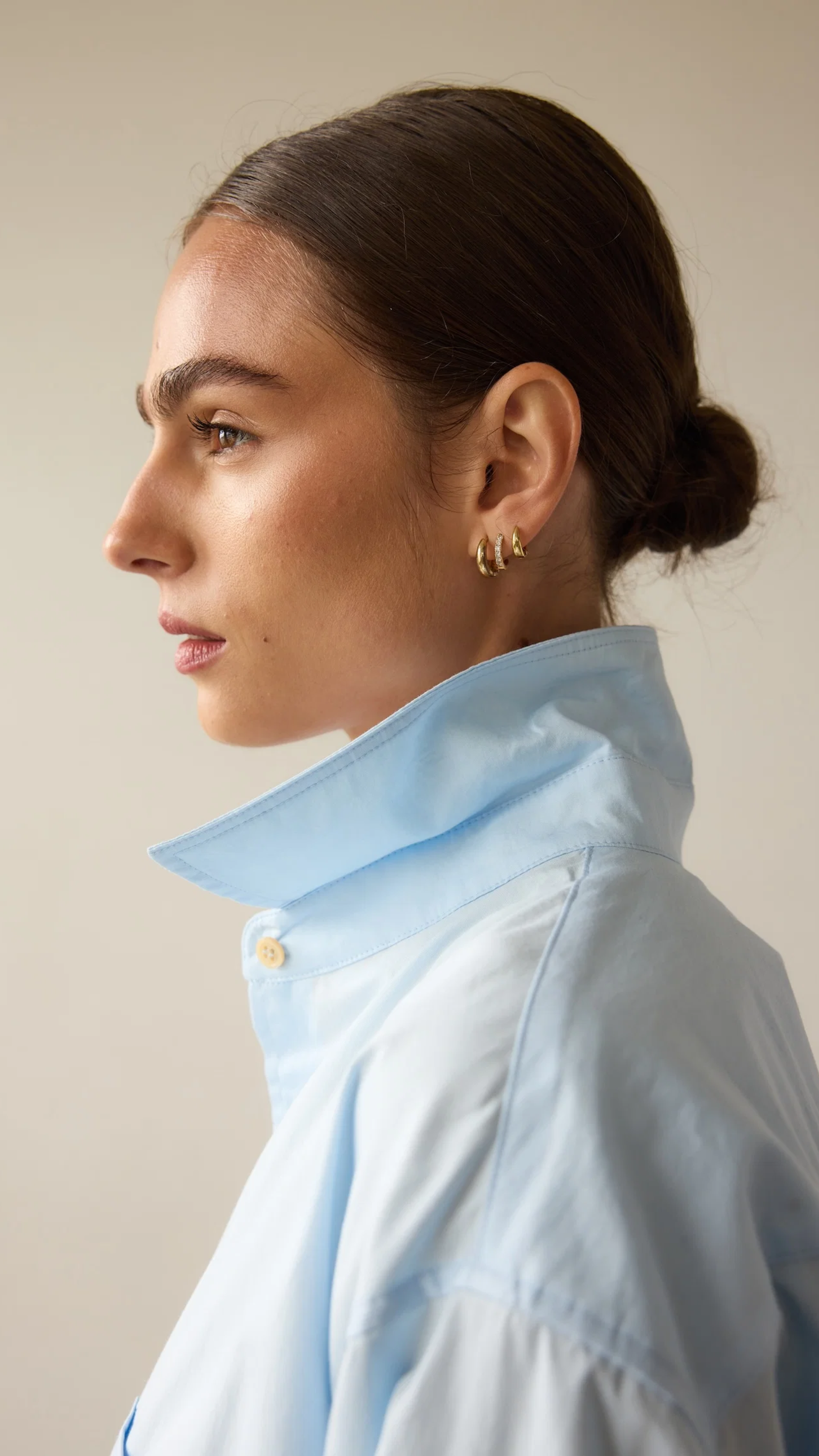 Jamie Haller The Weekend Shirt in Baby Blue