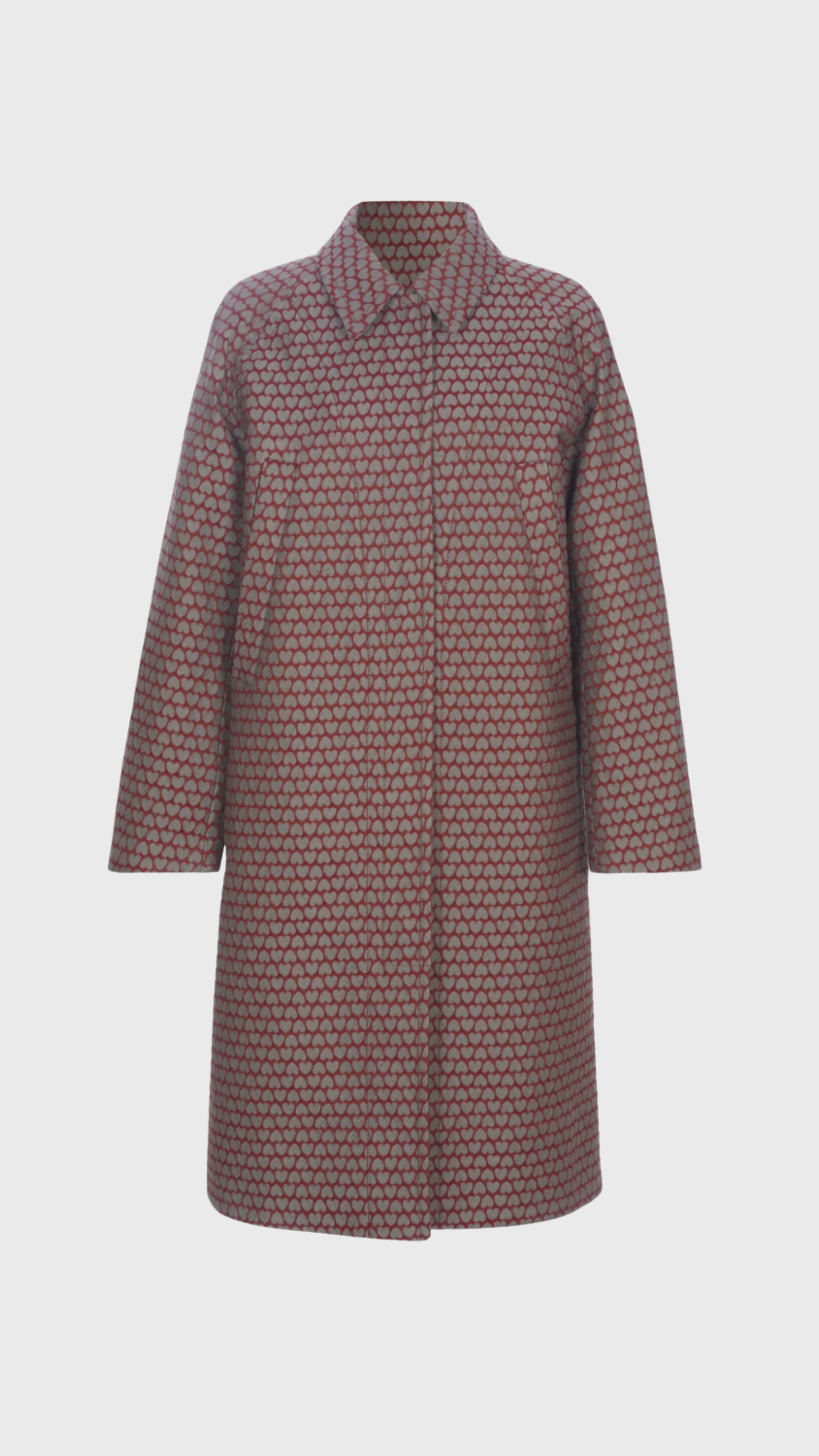 Rachel Comey Lover Coat in Wine Grey