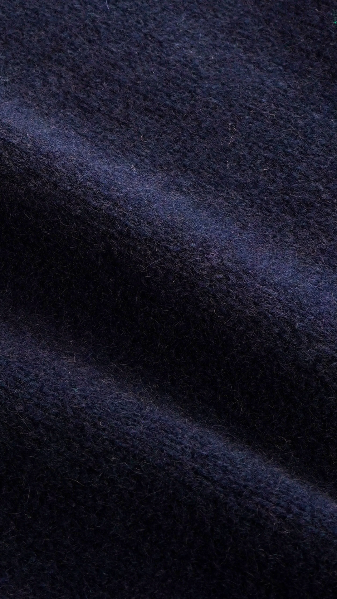 Sporty & Rich Izar S Logo Cashmere Polo in Dark Navy
