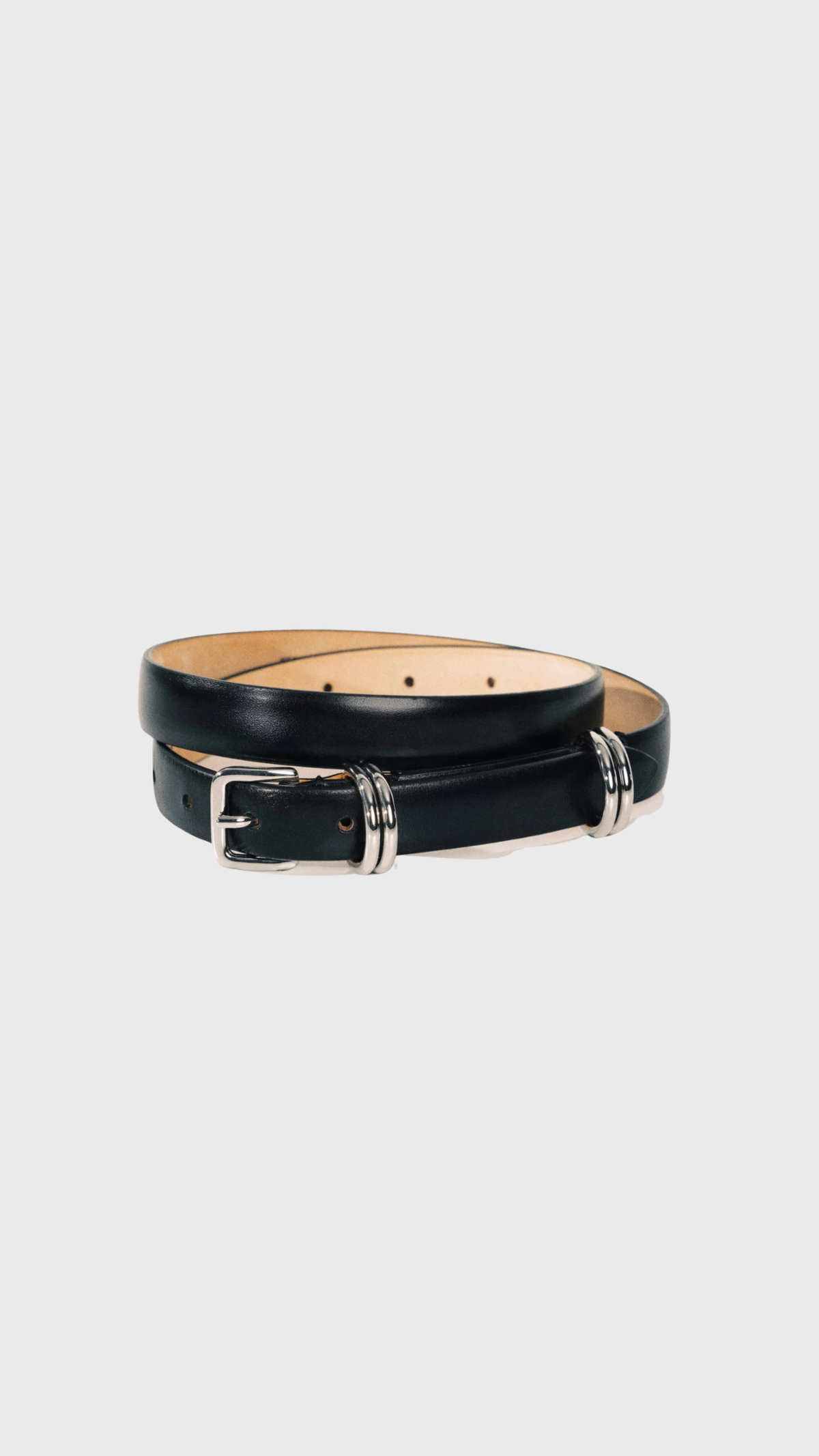 Dehanche Constance Belt in Black Silver