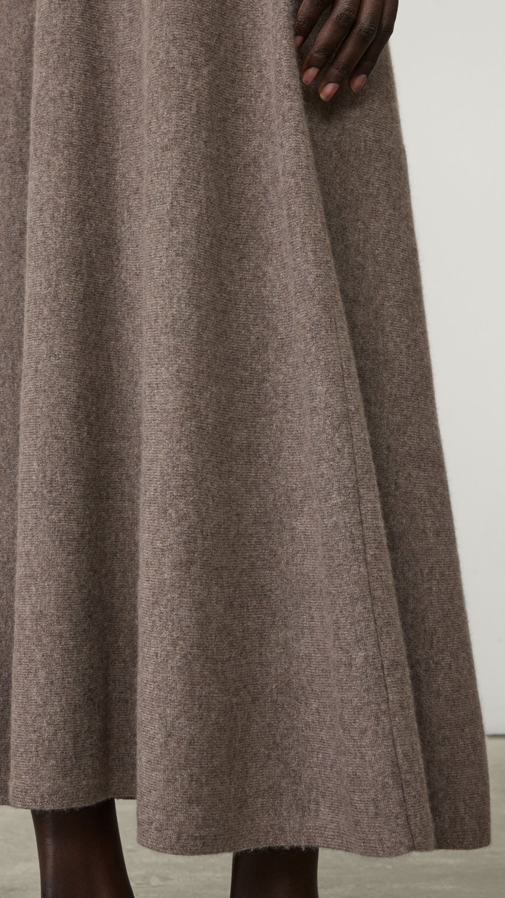 Lisa Yang Torie Skirt in Truffle