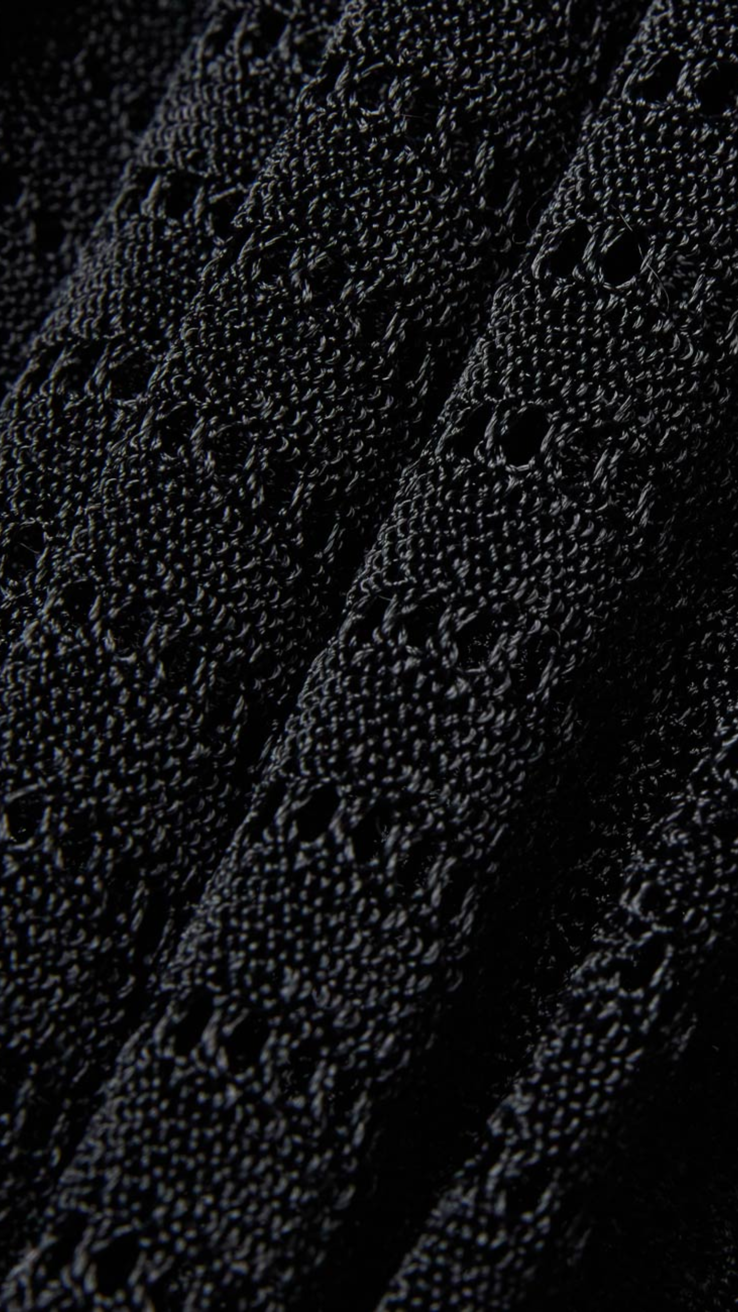 Zimmermann Valiant Chevron Lace Dress in Black