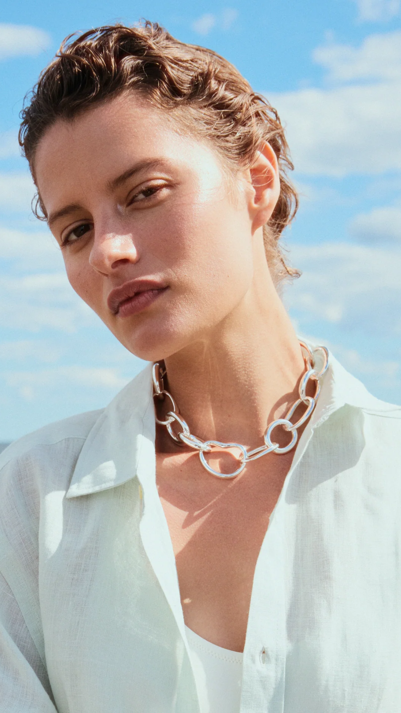 Lizzie Fortunato Porto Chain in Silver
