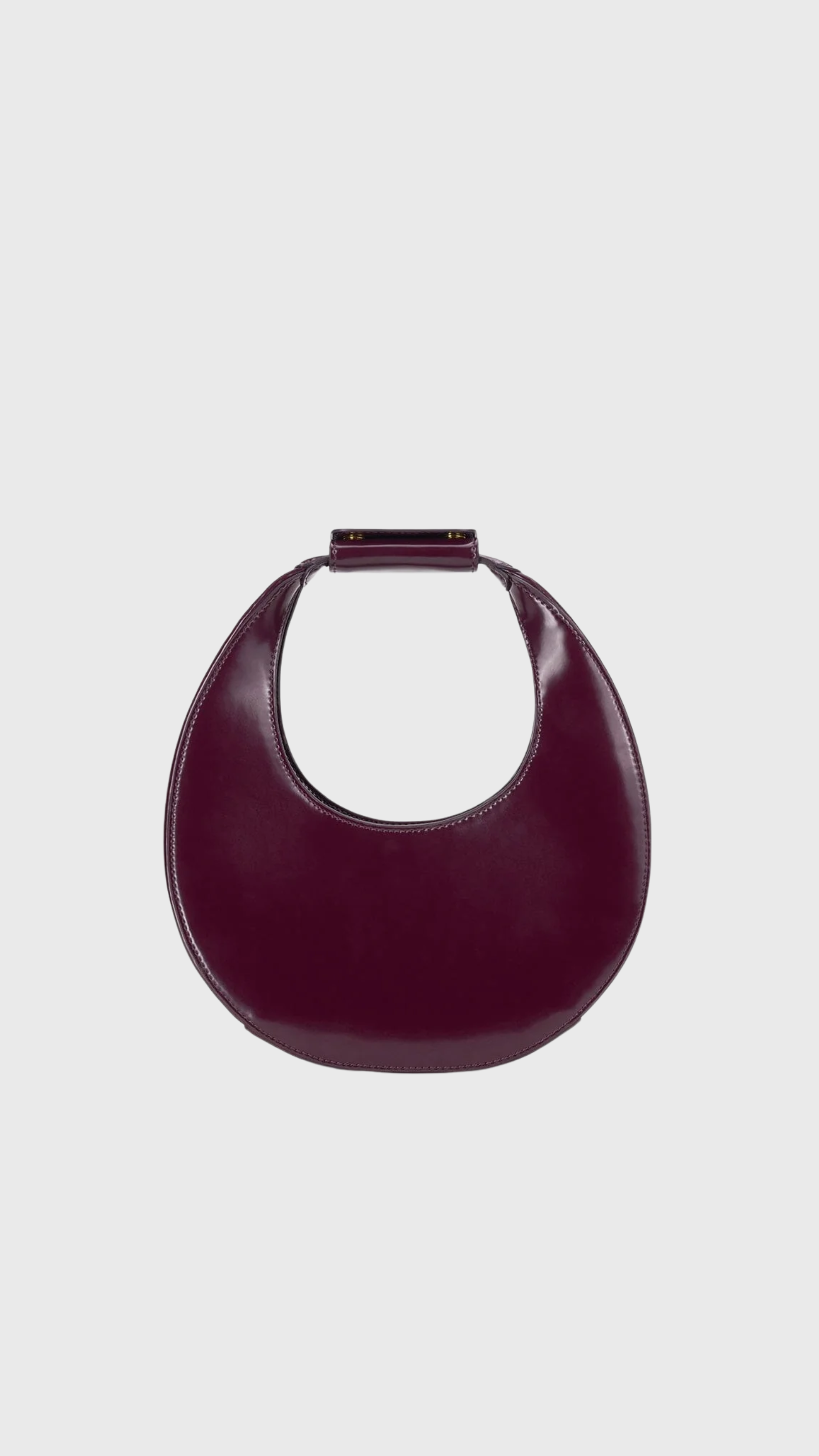 Staud Mini Moon Bag in Syrah