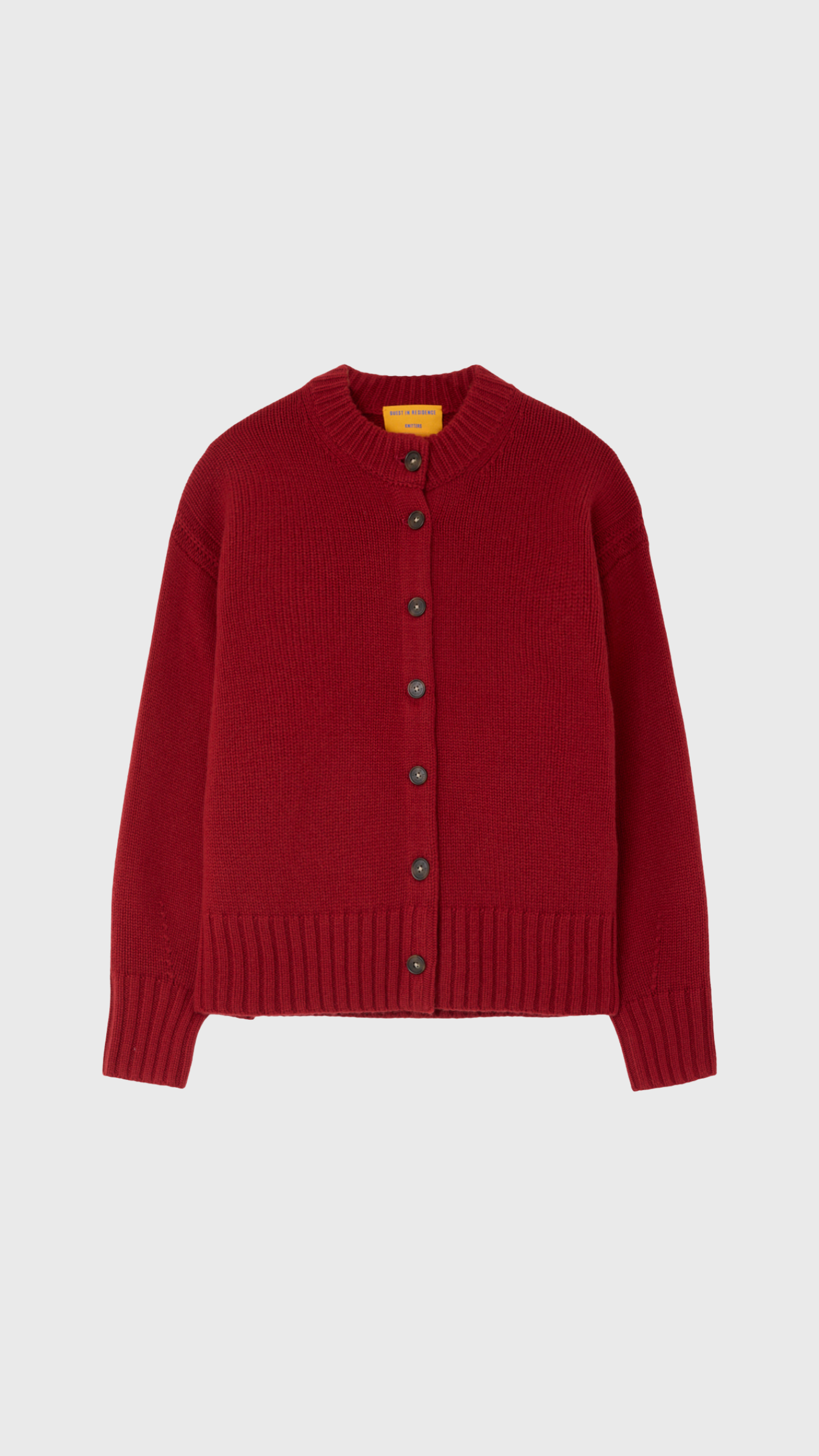 Guest in Residence Cozy Cardigan in Carmine