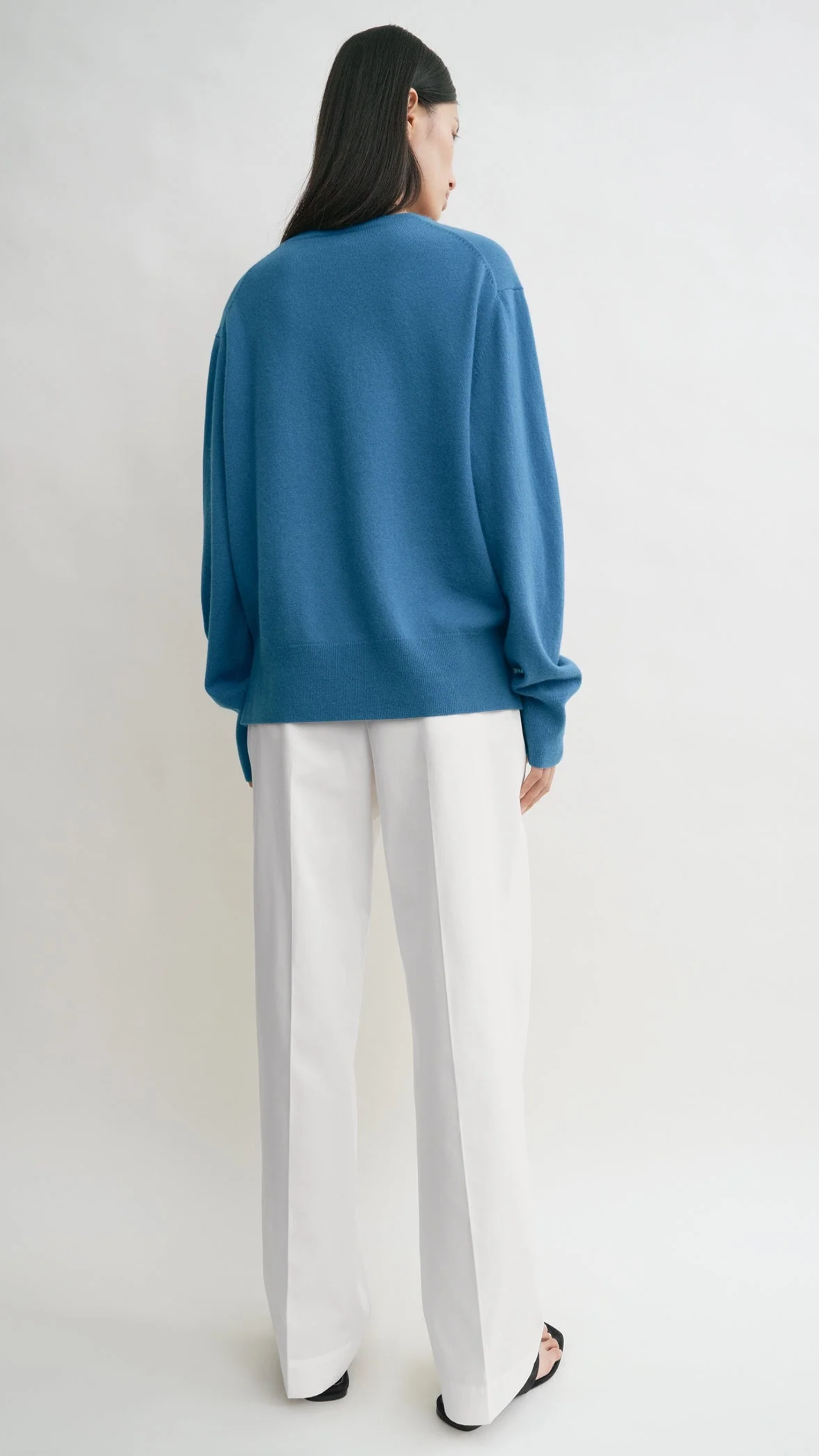 Toteme Crew Neck Sweater in Azure