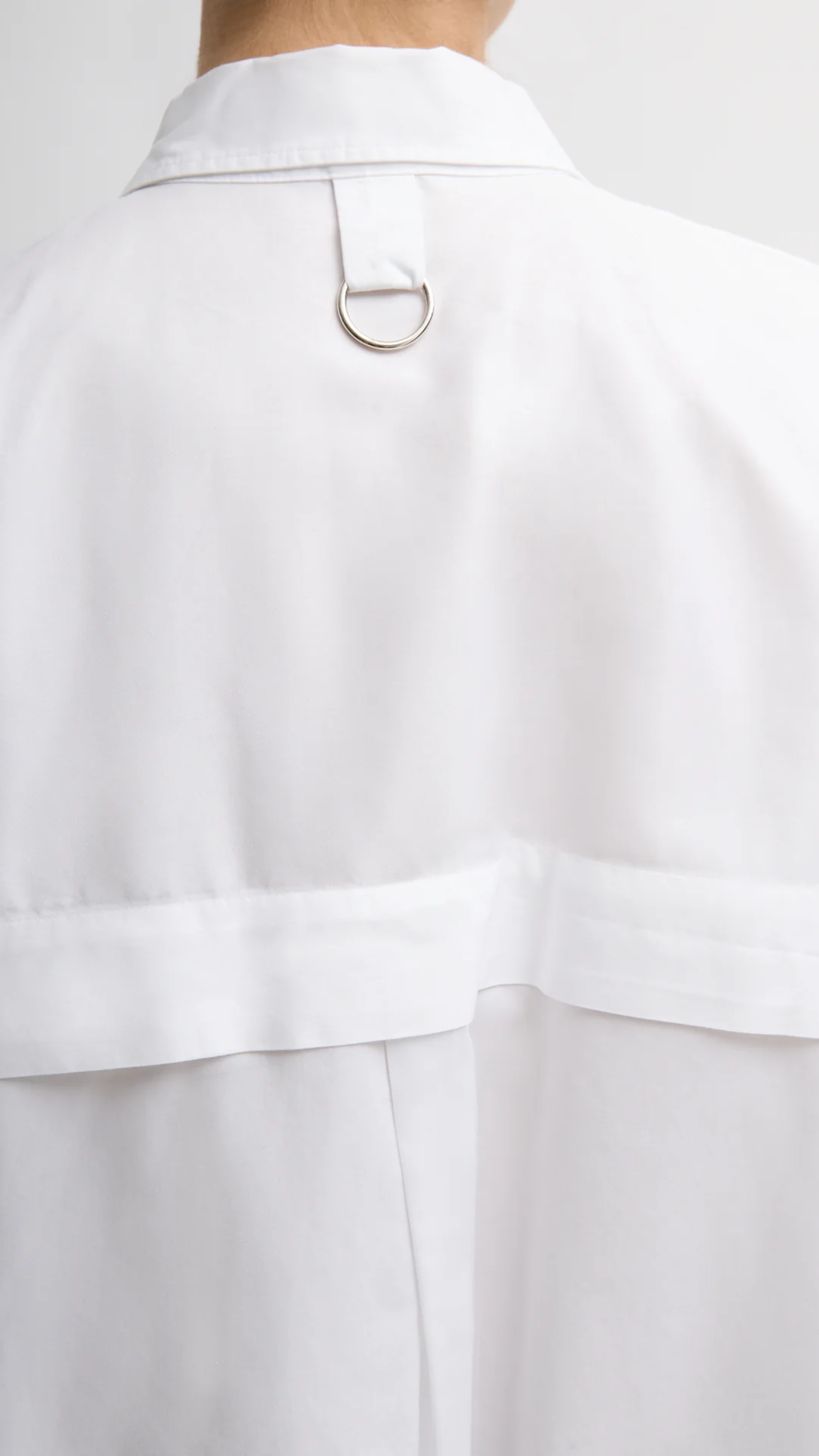 Tibi Gabe Oversized Shirt in White