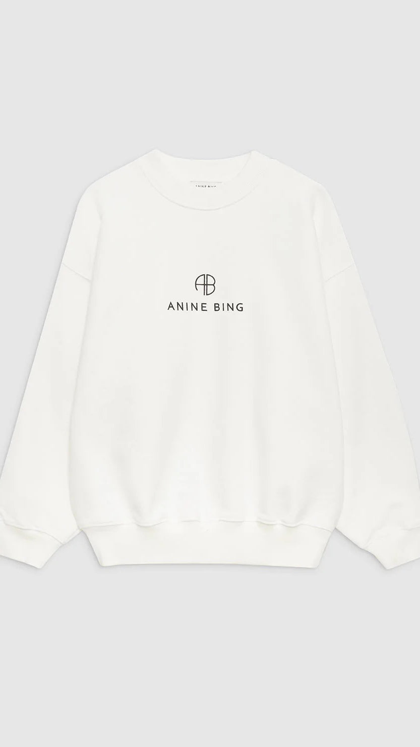 Anine Bing Jaci Monogram Sweatshirt