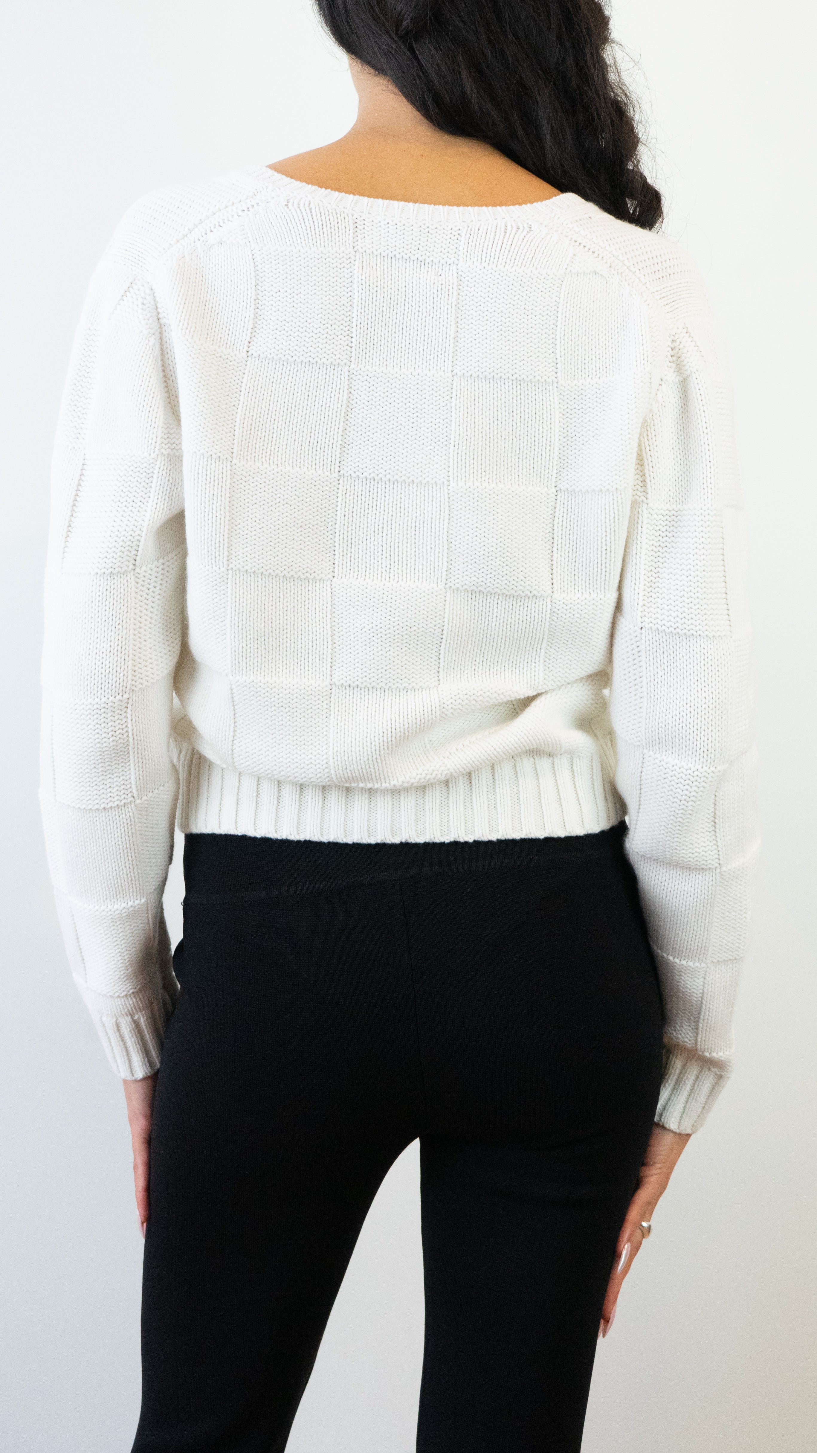 Allude V-neck Sweater in Fleur