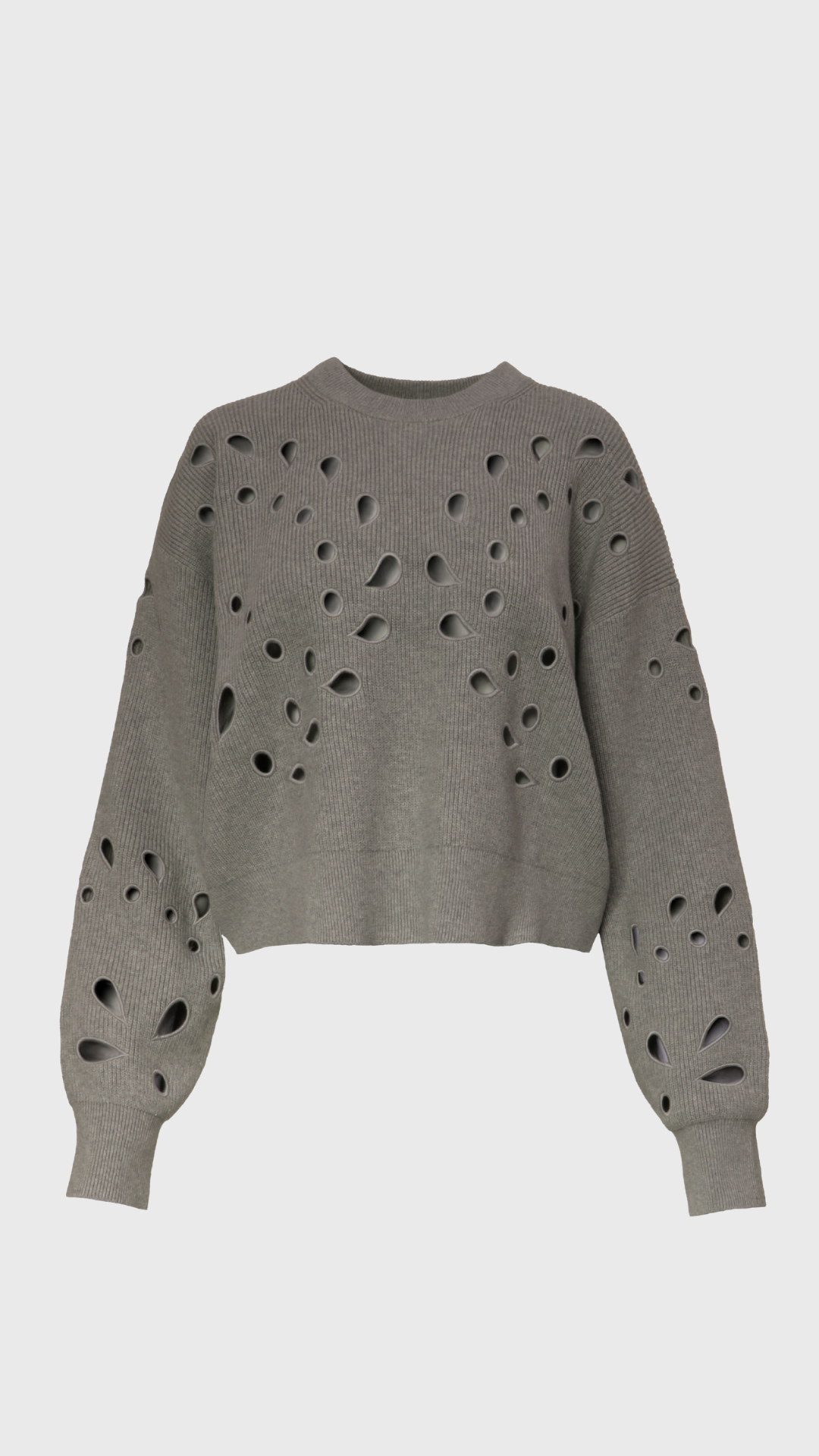 Ulla Johnson Vanessa Pullover in Grey Melange