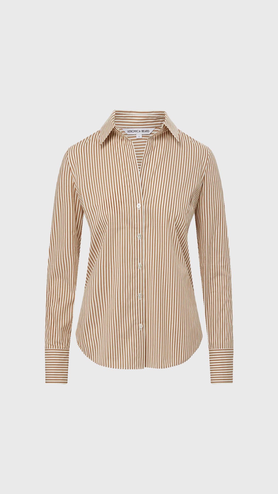 Veronica Beard Amelia Shirt in Acorn