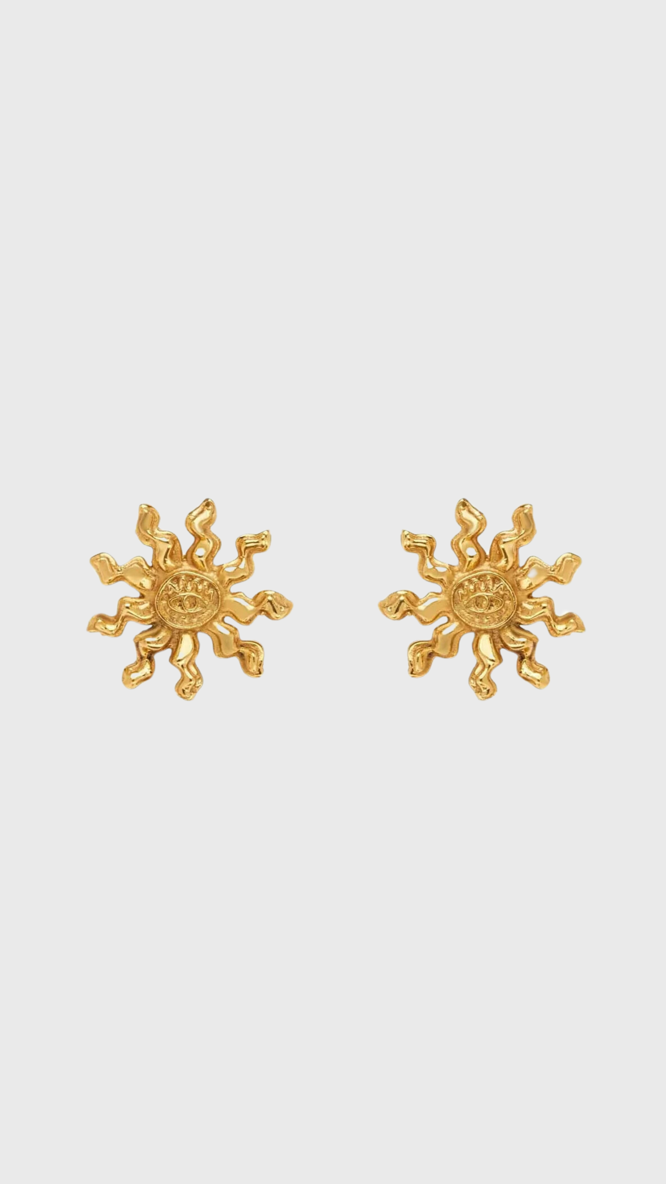 Alemais Encanto Sun Stud Earrings