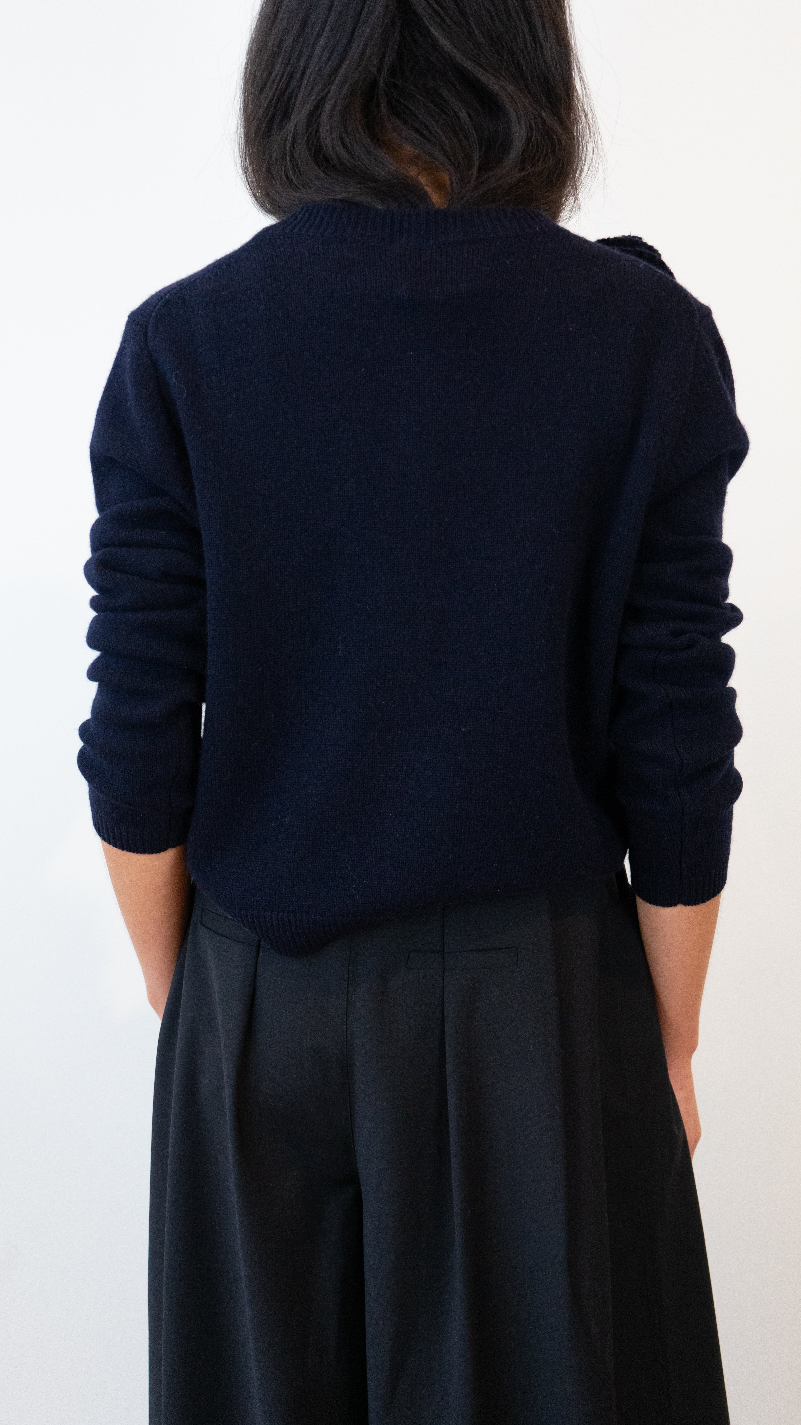 Allude Cardigan With Bow