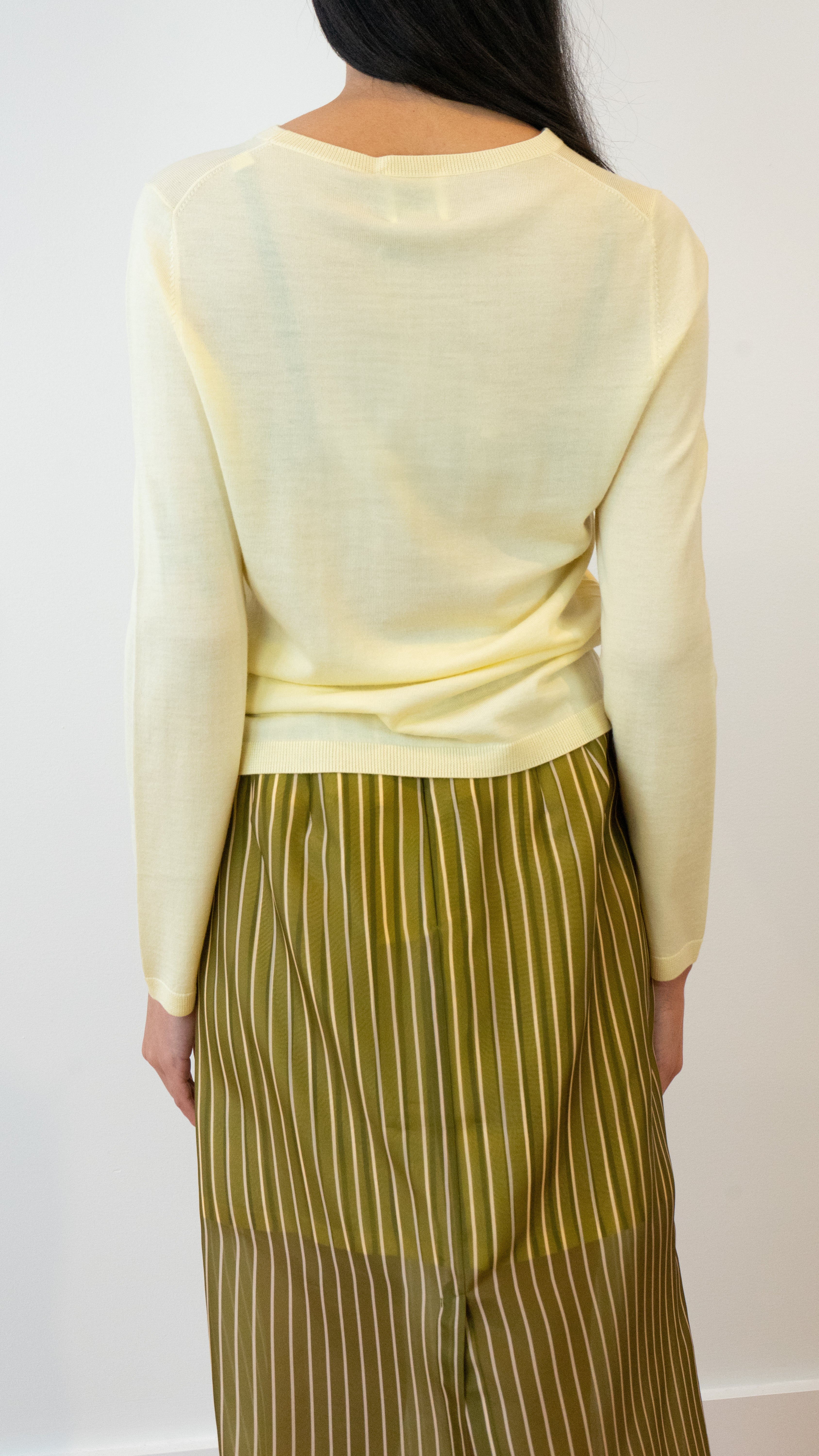 Allude Round Neck Sweater