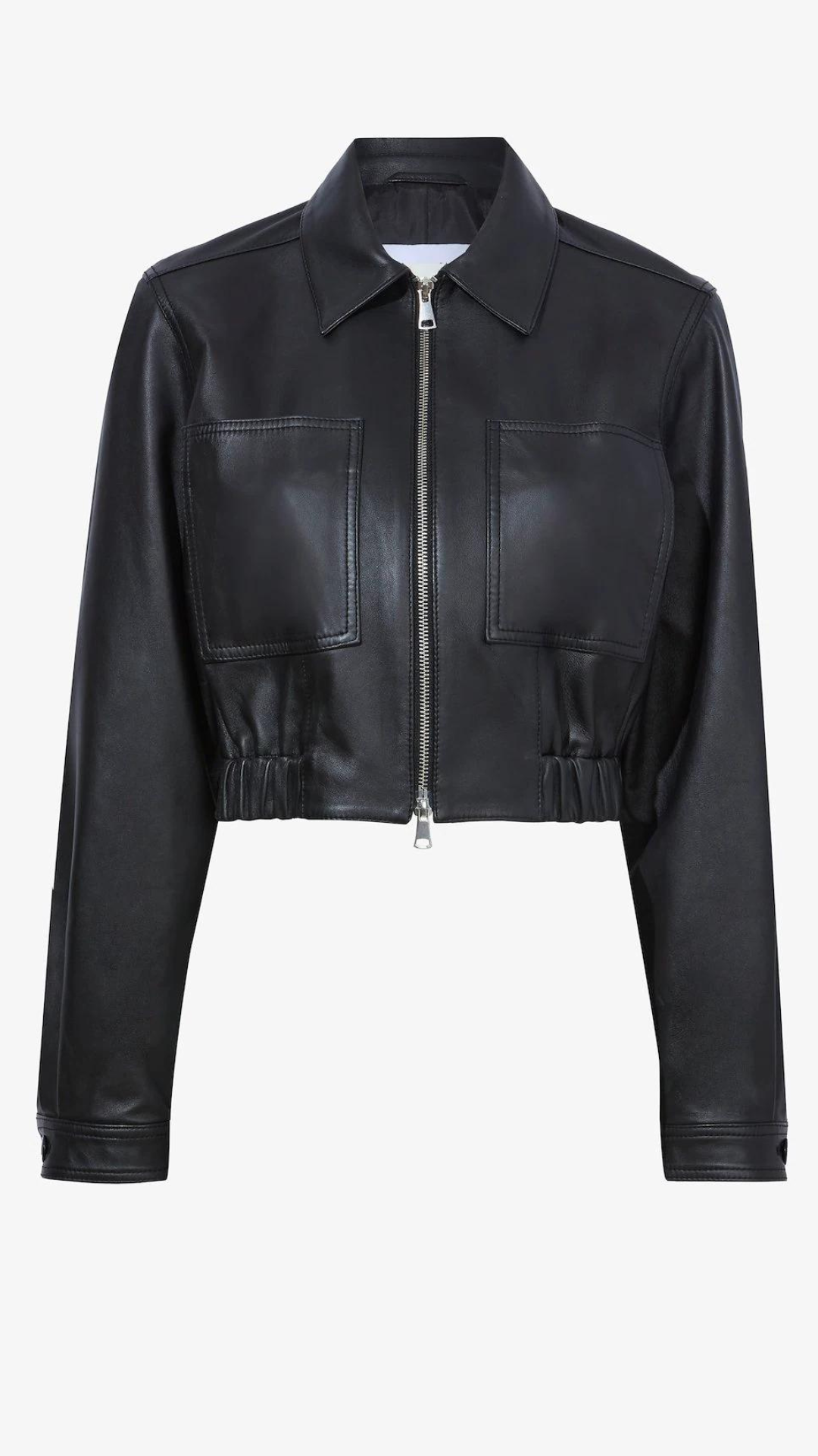 PSWL Cropped Leather Jacket