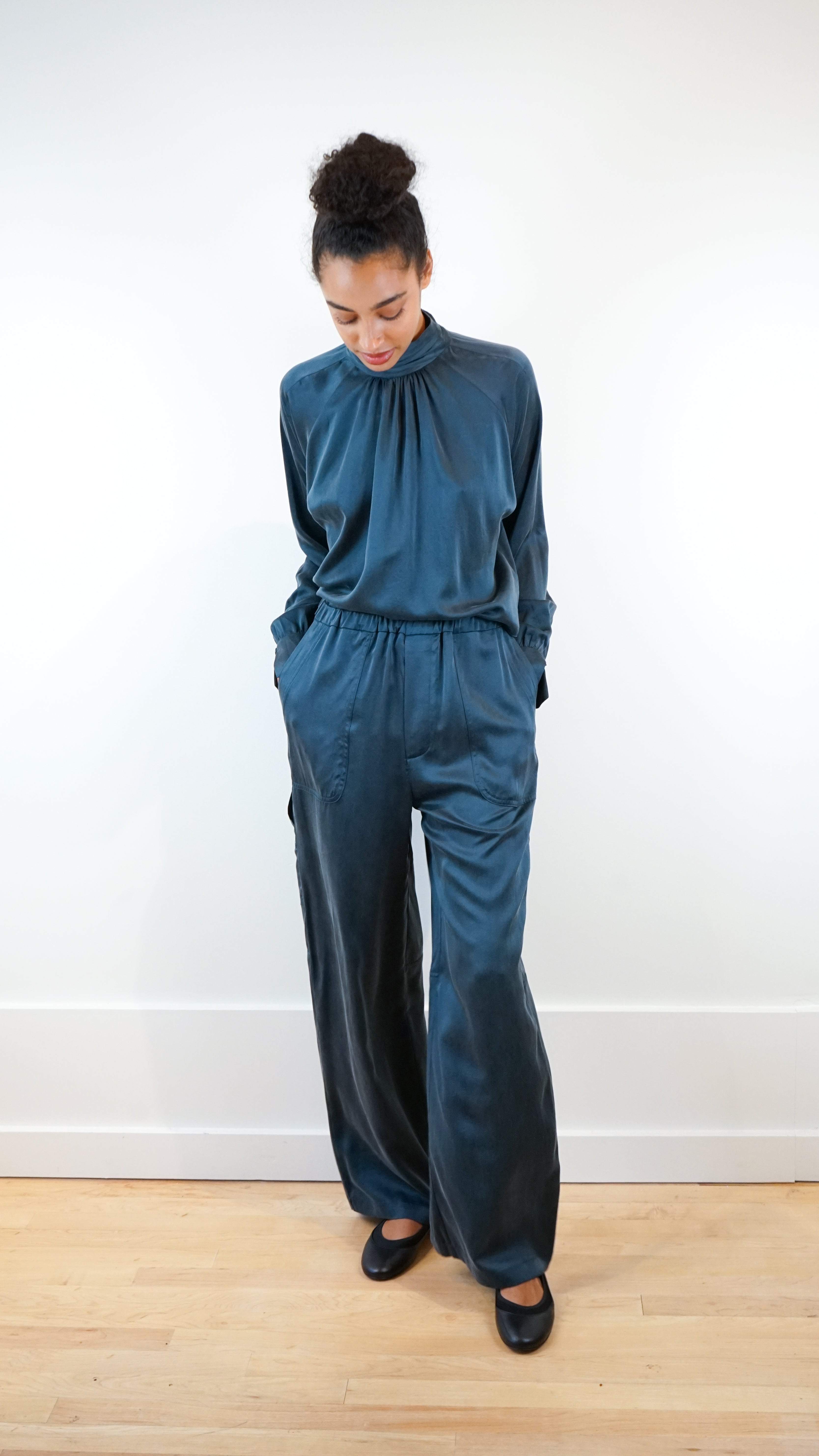 Sablyn Lenon Silk Utility Pull On Pant